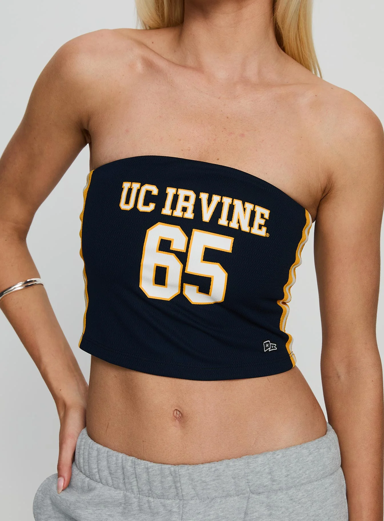 UC Irvine Jersey Tube Top Blue
