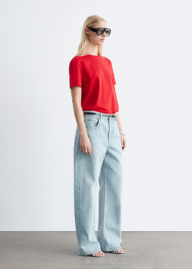& Other Stories COTTON CREW-NECK T-SHIRT