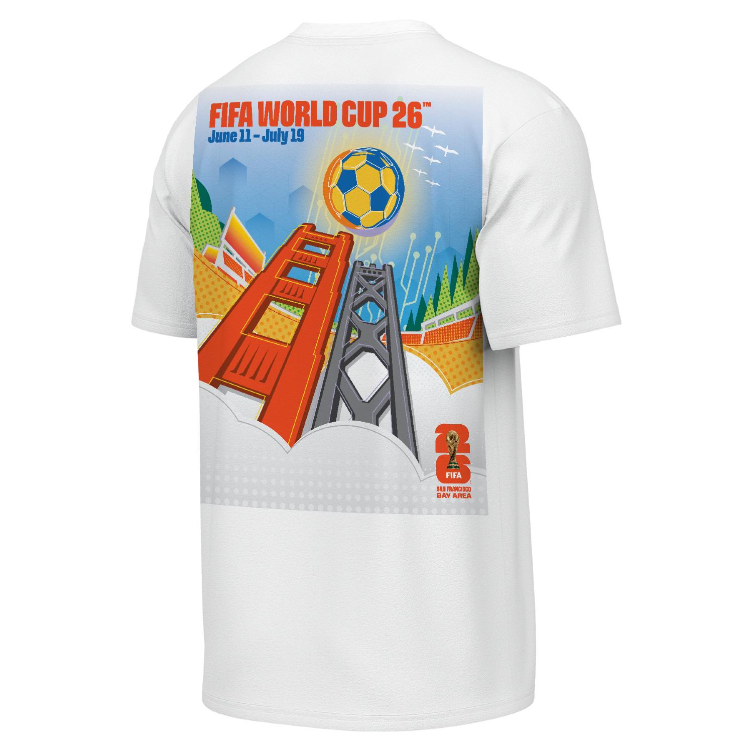 2026 World Cup San Francisco Bay Area Poster White T-Shirt - Unisex