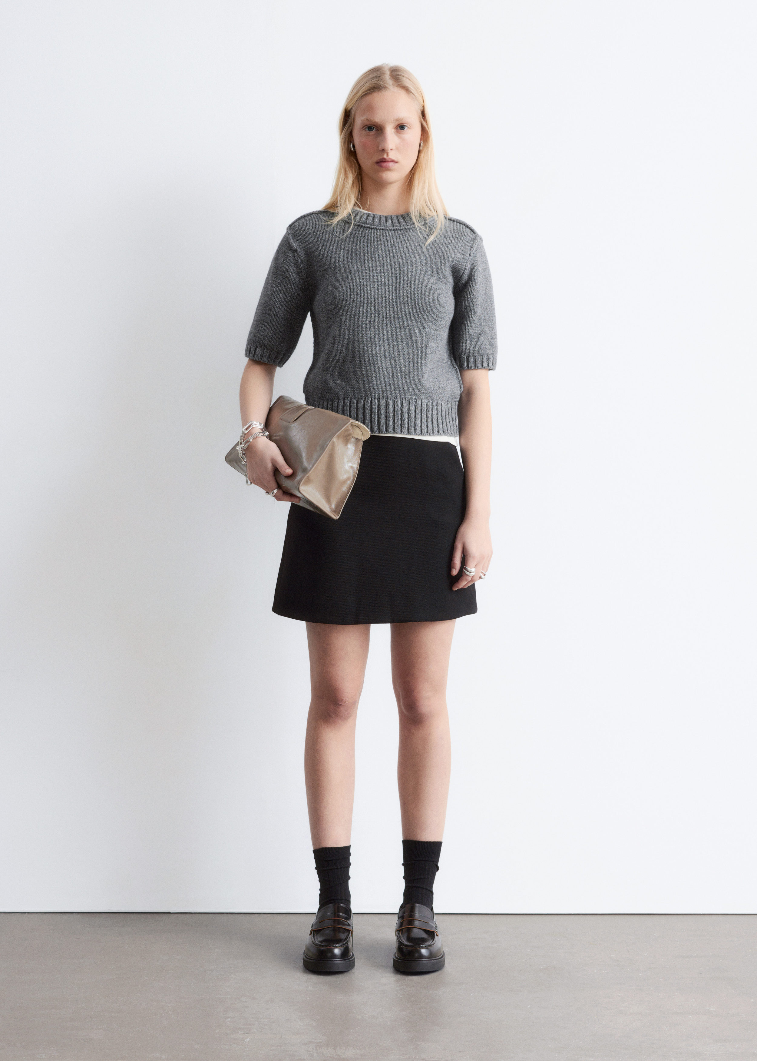 & Other Stories A-LINE MINI SKIRT