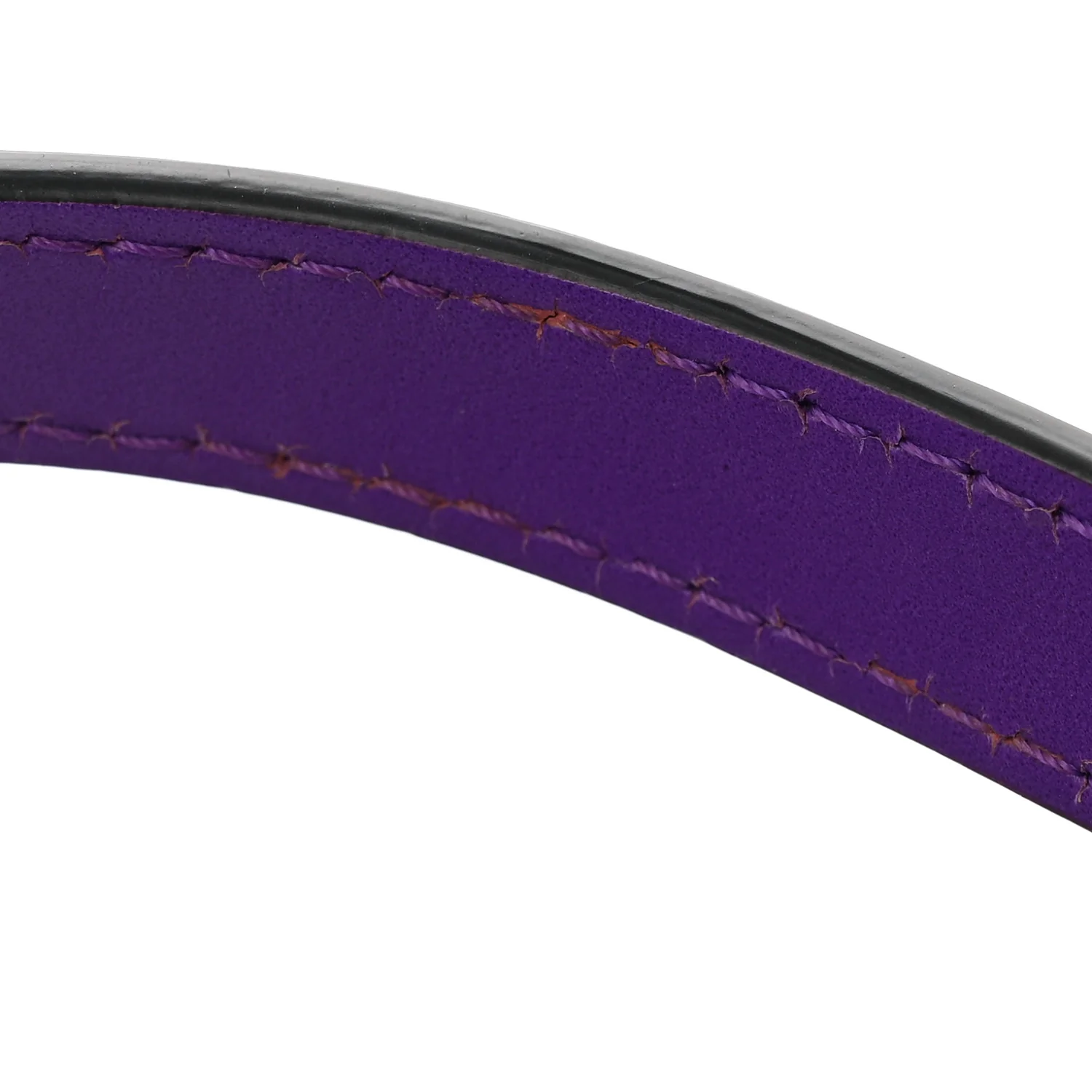 Supple Calfskin Mini Saddle Bag Purple - Top Club