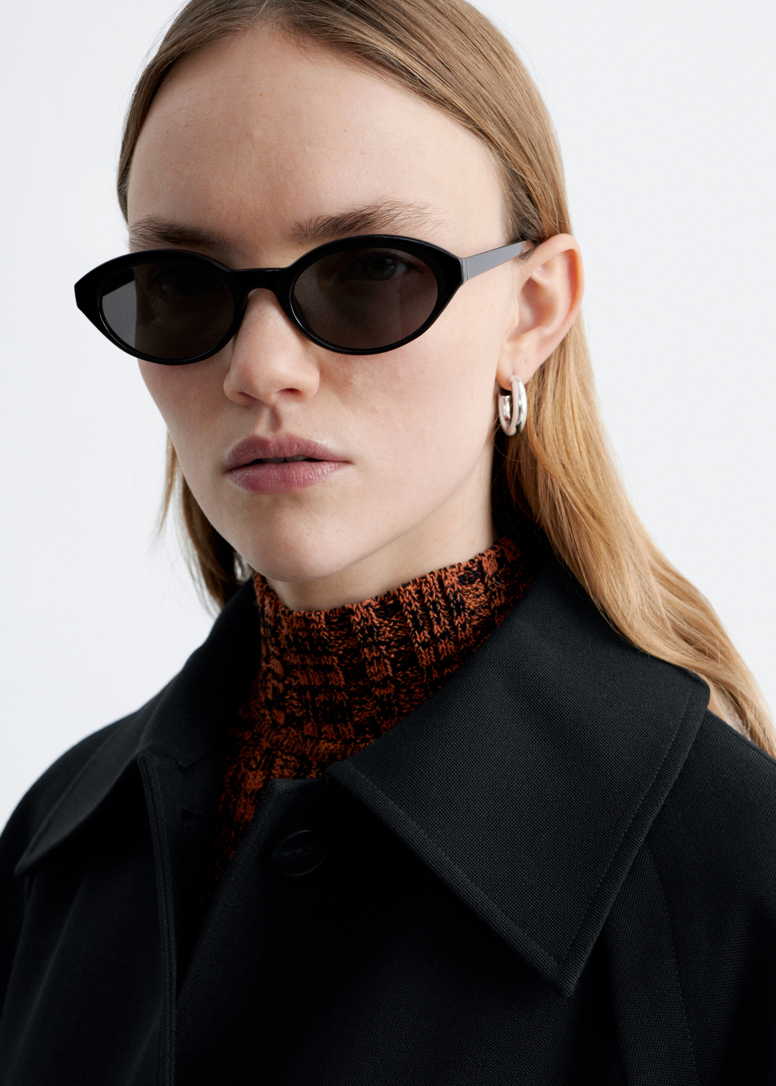 & Other Stories OVAL-FRAME SUNGLASSES