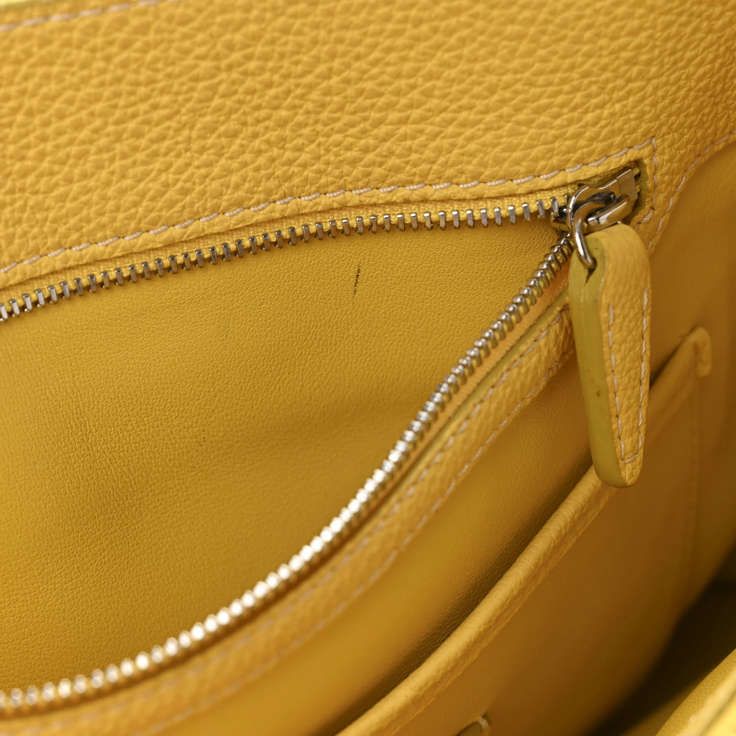 Grained Calfskin Bellevue Odessa Yellow - Top Club
