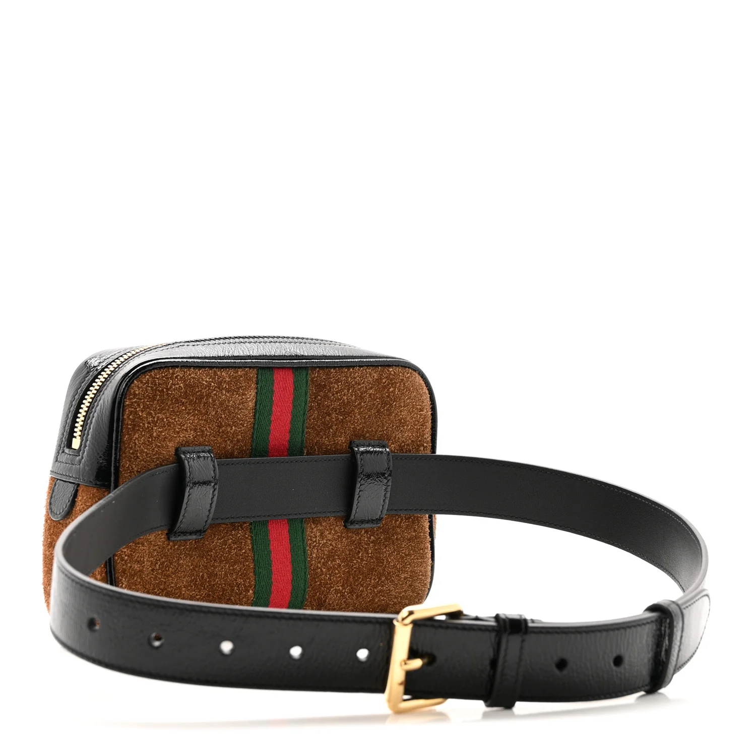 Suede Small Ophidia Belt Bag 85 34 Brown - Top Club