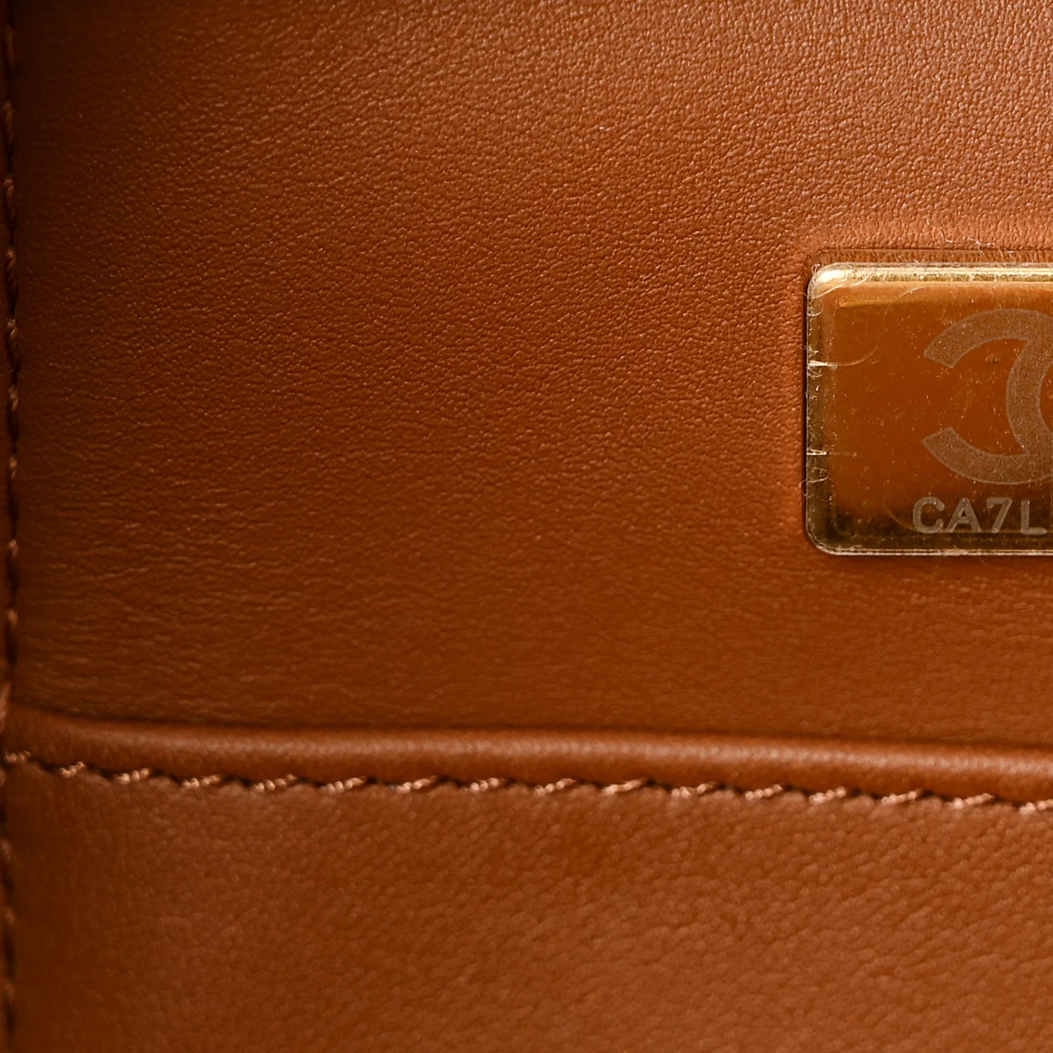 Lambskin Shearling Medium Deauville Tote Brown - Top Club