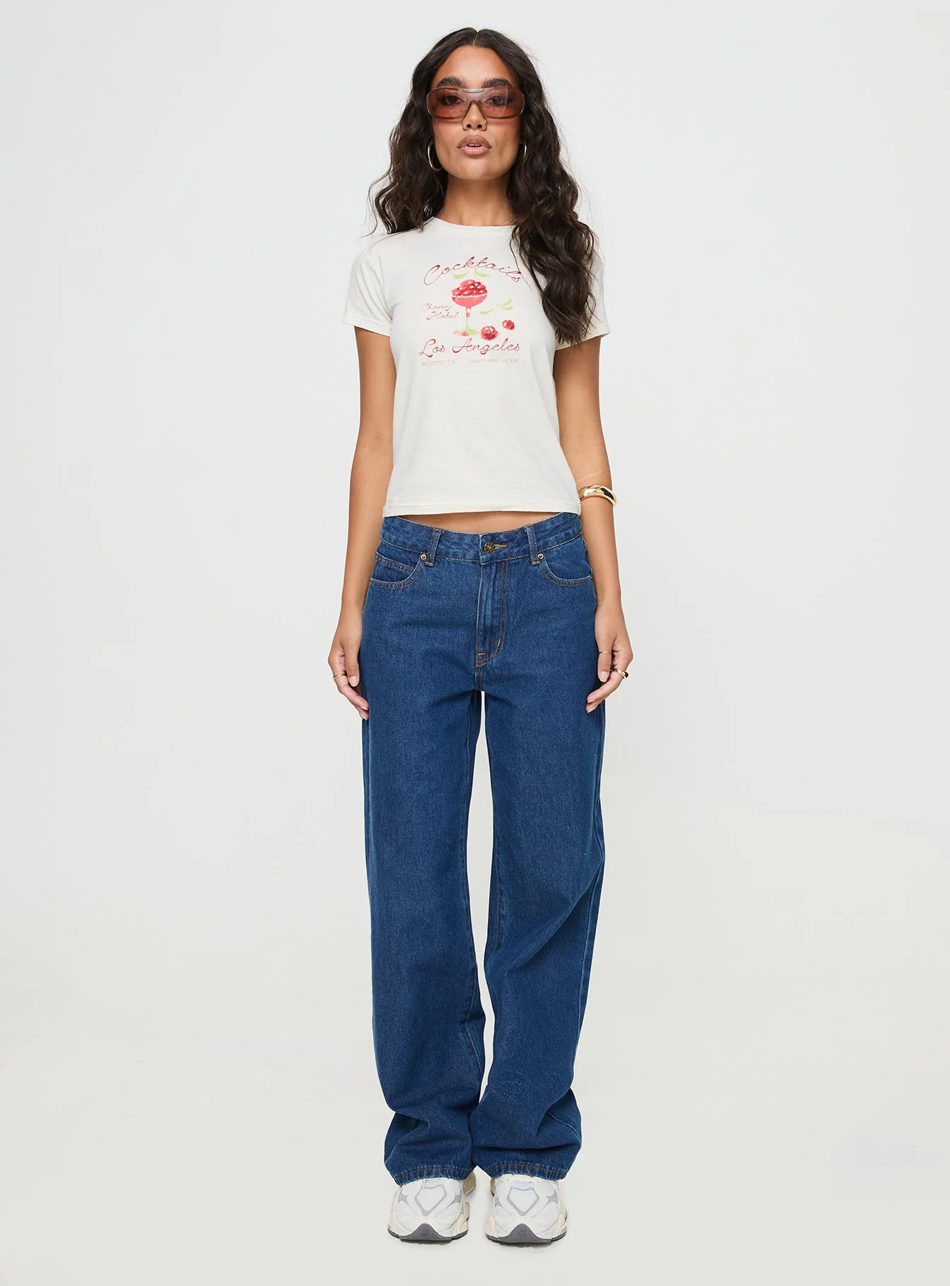 Cherry Cocktails Tee Cream