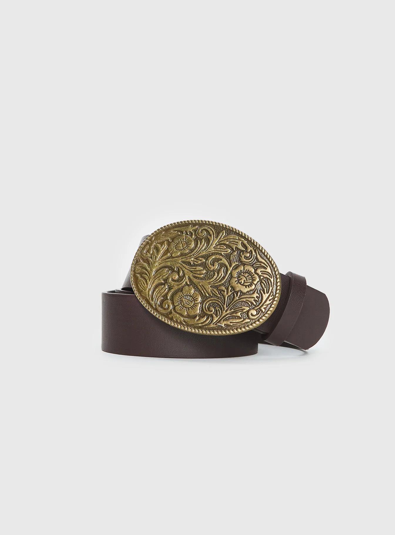 Independence Western Belt Brown / Gold