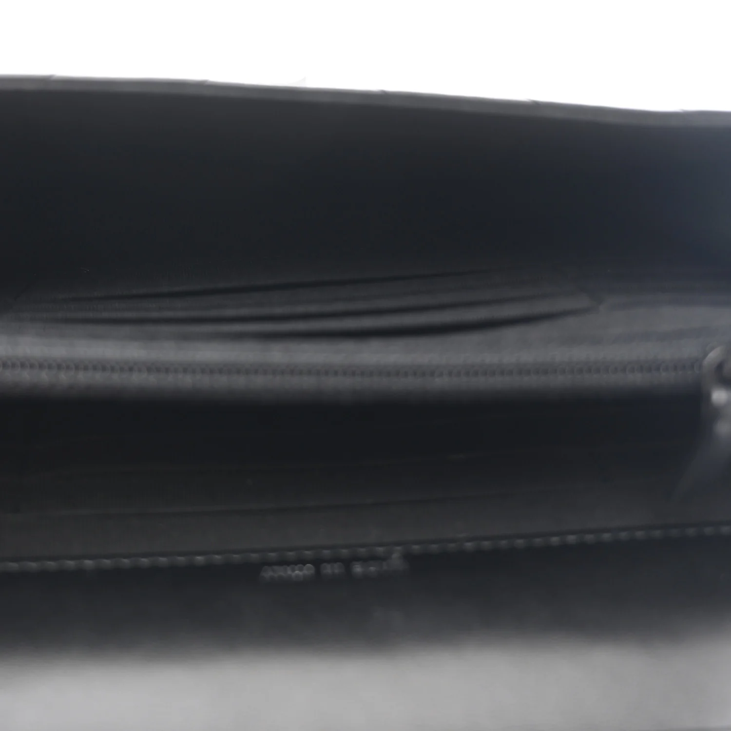 Aged Calfskin Chevron Quilted Reissue 2.55 Square Wallet On Chain WOC So Black - Top Club