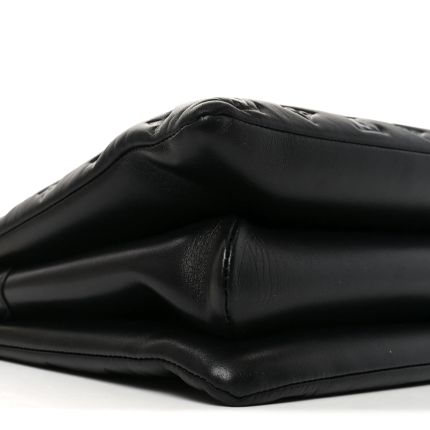 Lambskin Embossed Monogram Coussin MM Black - Top Club