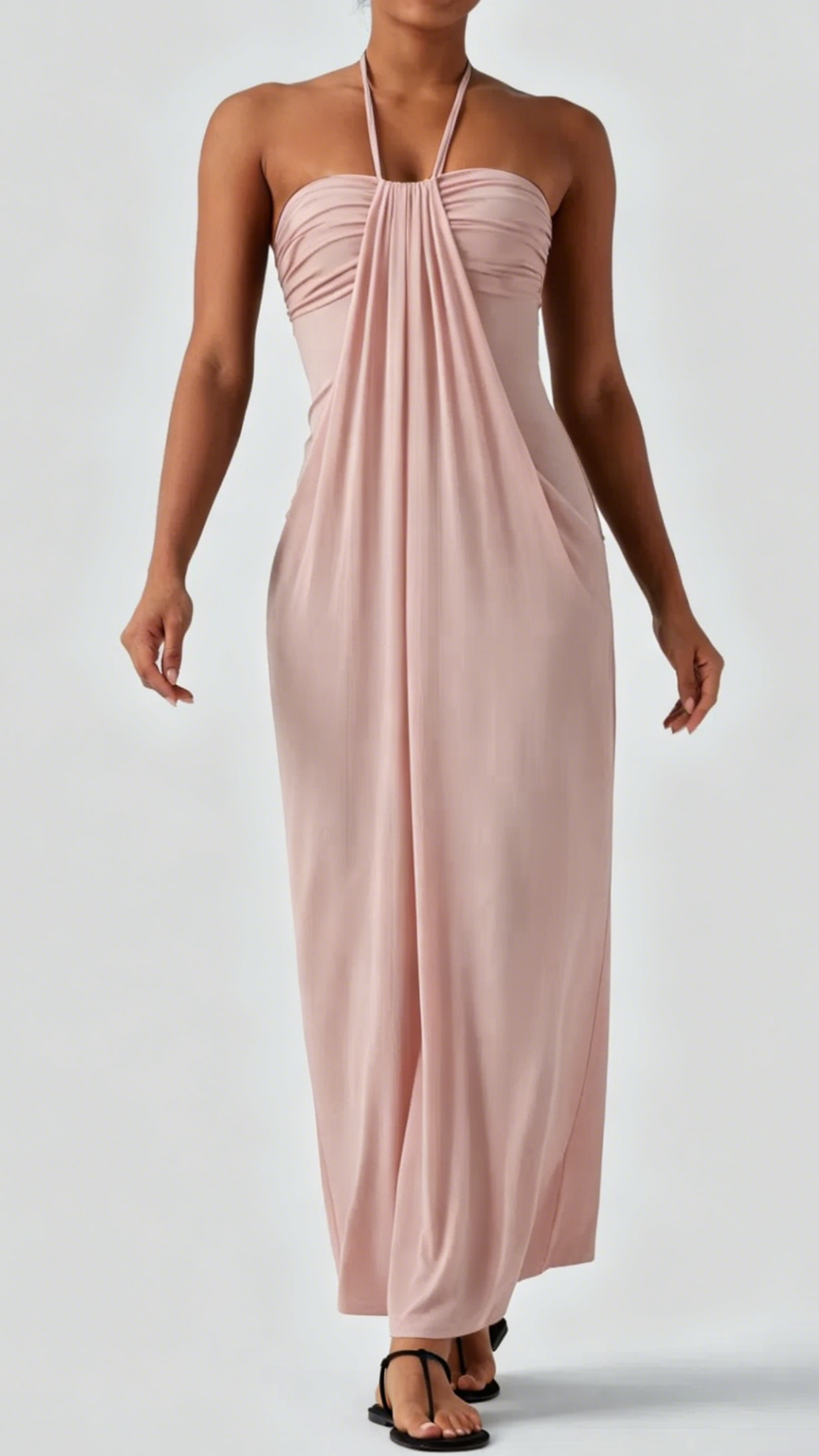 Women's Halter-Neck Backless Maxi Dress - Nordfashionstorm - Women's Clothing, Fashion for You - Nordfashionstorm.com
