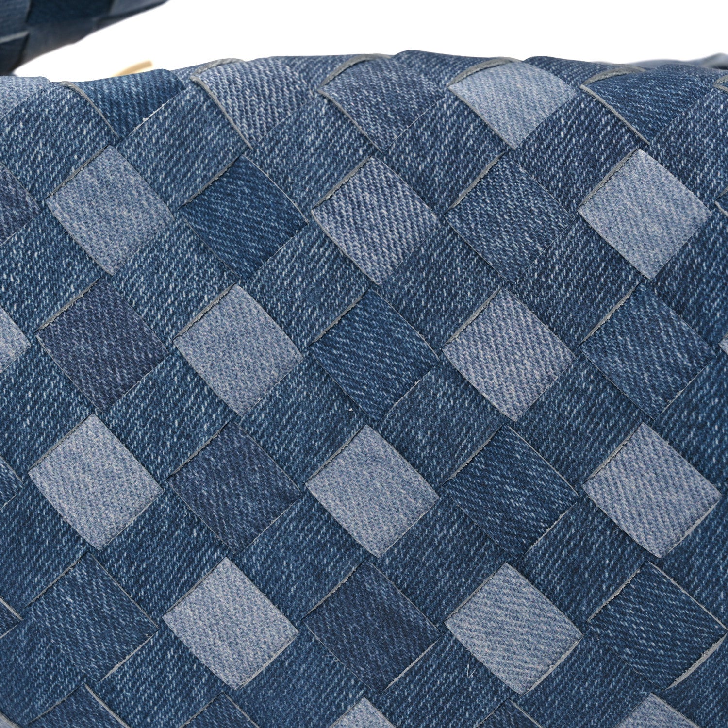 Nappa Denim Effect Intrecciato Mini Jodie Denim - Top Club