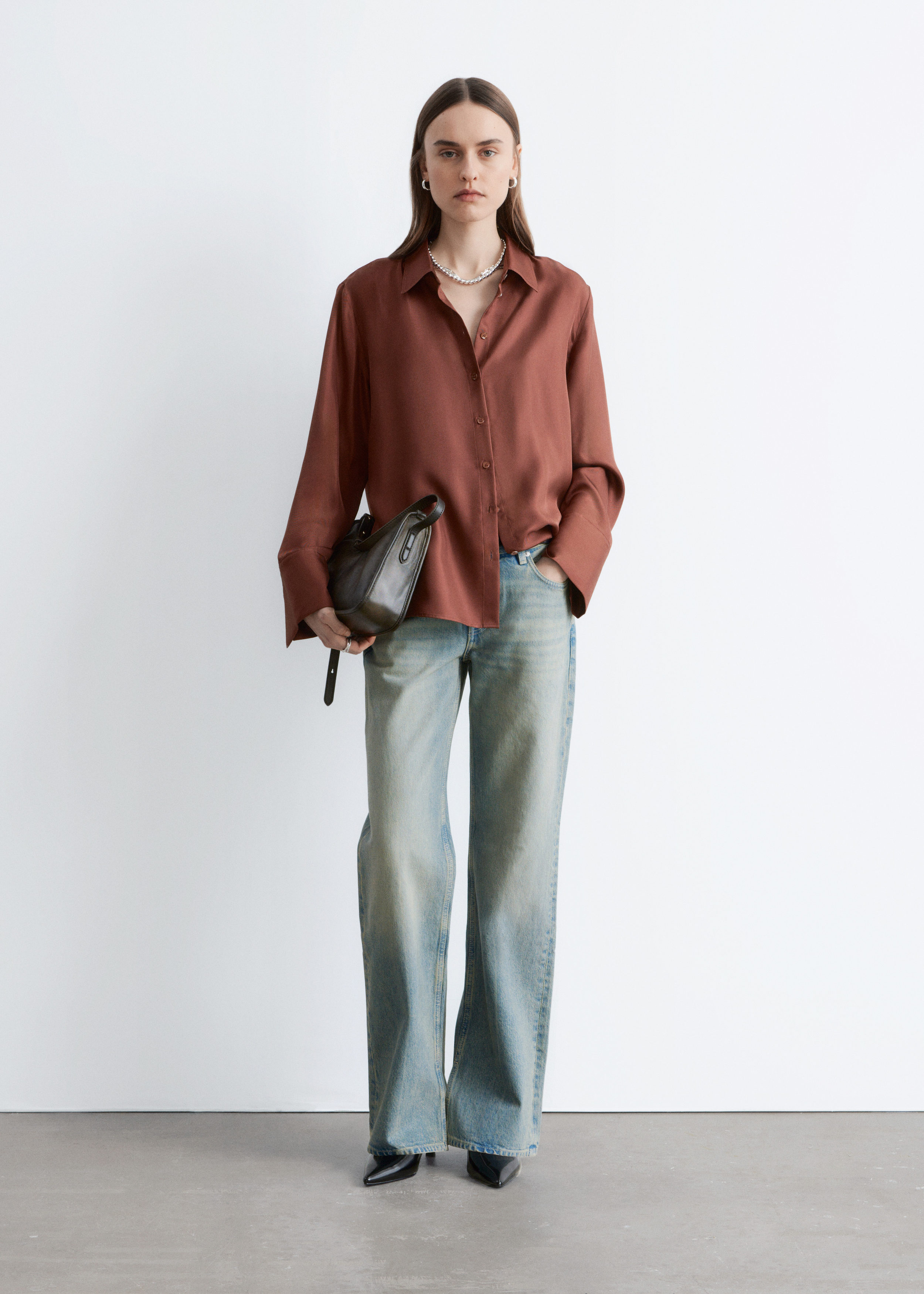 & Other Stories RELAXED SILK SHIRT
