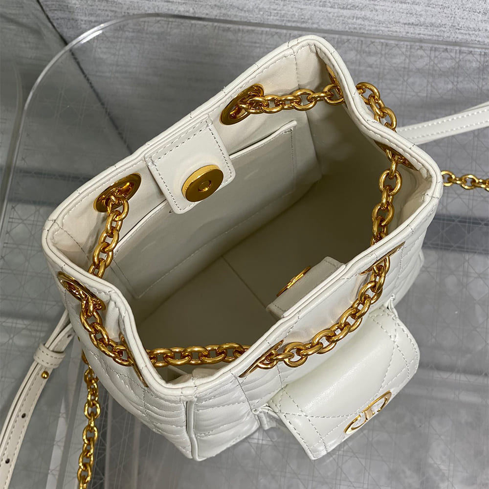Dior Small Dior Caro Multicarry Backpack with Chain(HIGH-END GRADE) - Top Club