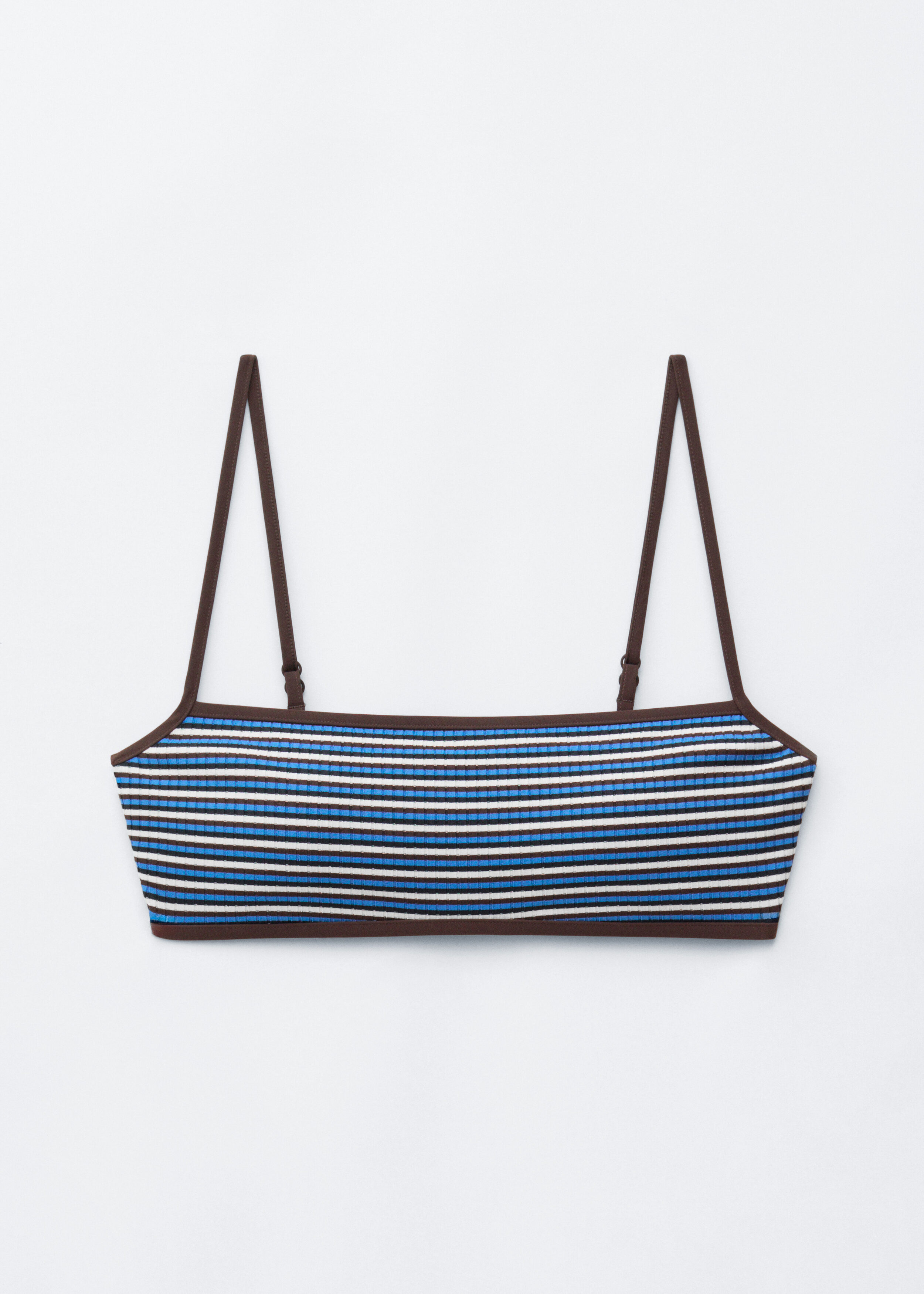 & Other Stories RIBBED BANDEAU BIKINI TOP