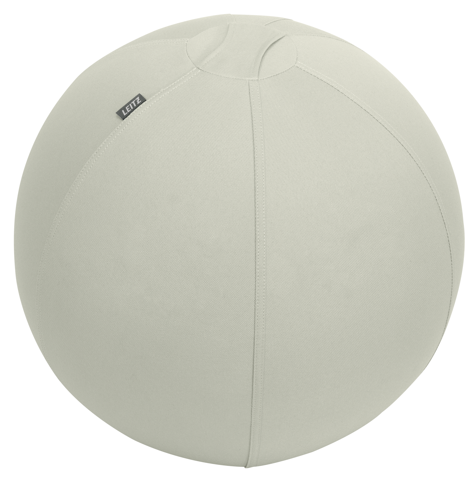 Zitbal met anti-rol ontwerp 55 cm lichtgrijs