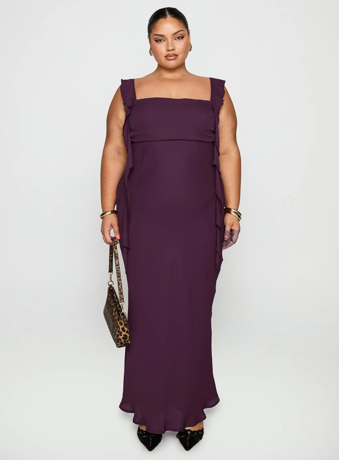 Lanai Maxi Dress Plum Curve