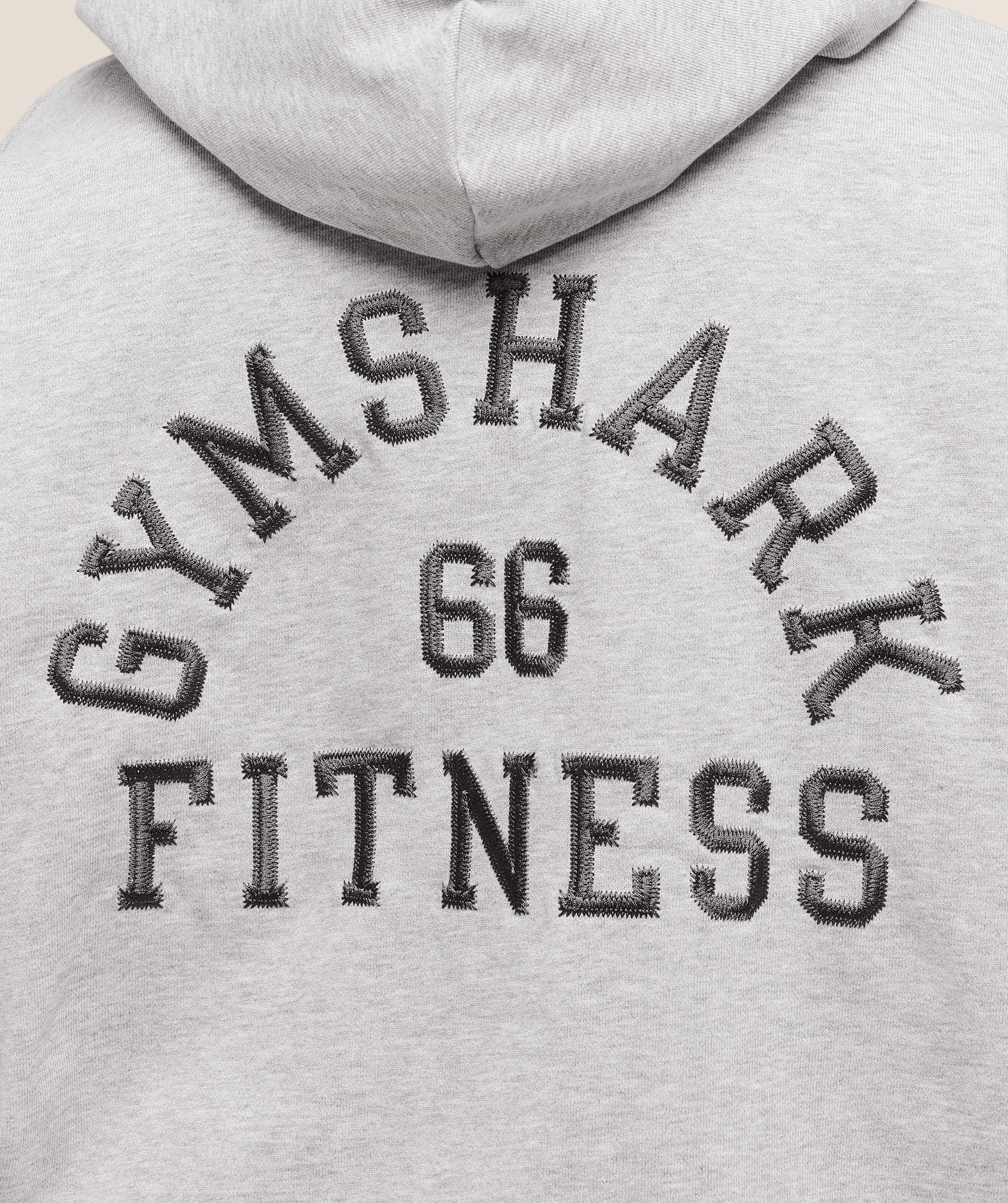 COACH Fitness Embroidered Graphic Zip Up Hoodie