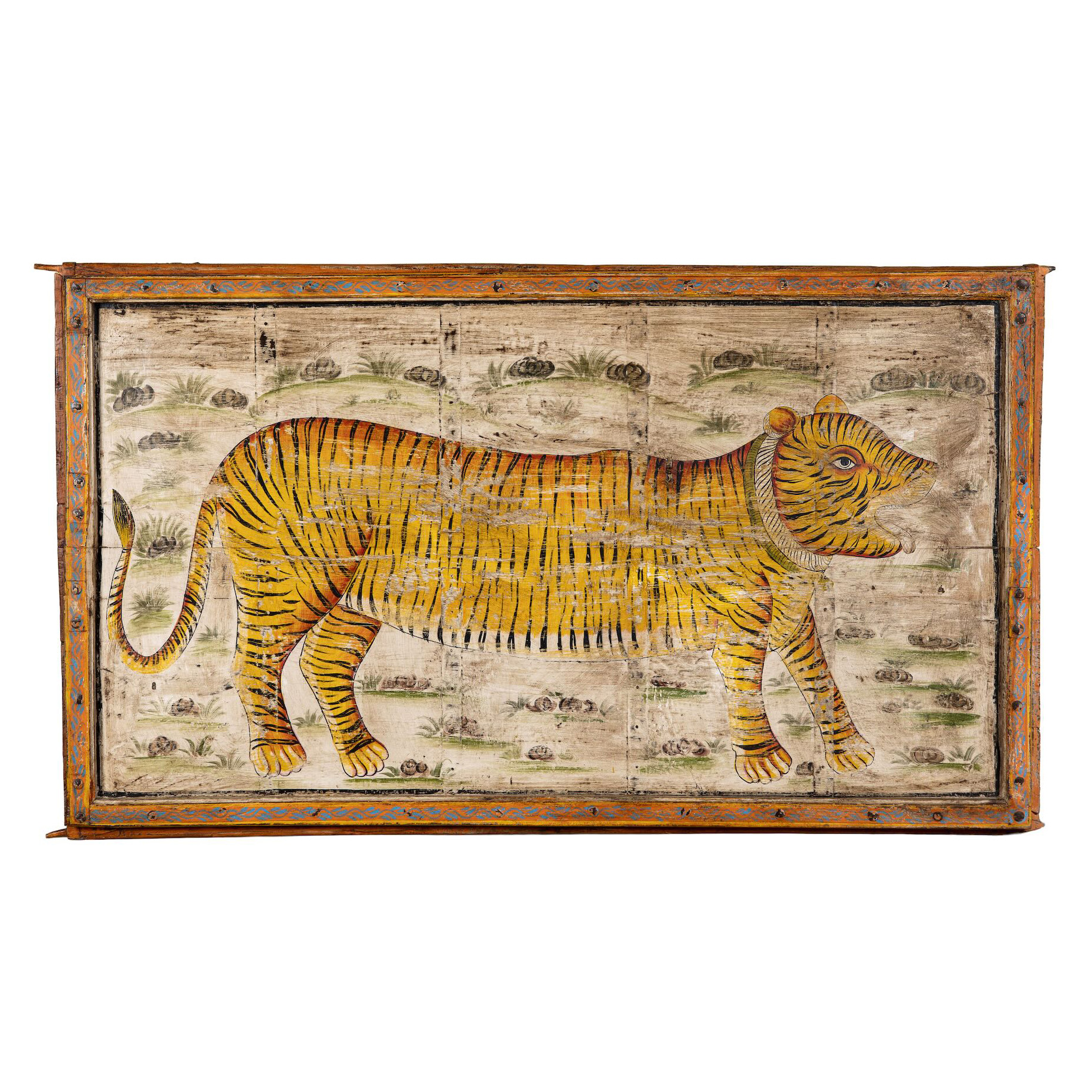 Fulki - Handbeschilderd Houten Wandpaneel 165x92cm