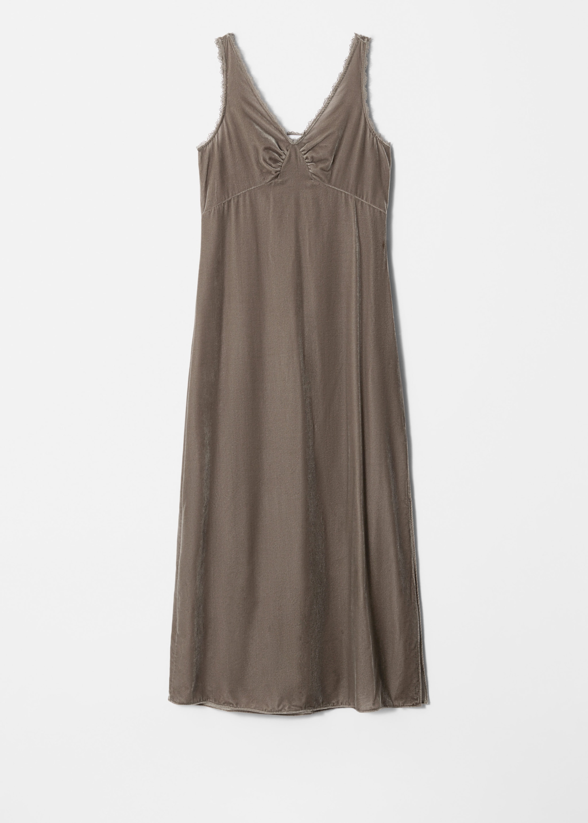 & Other Stories VELVET MAXI DRESS