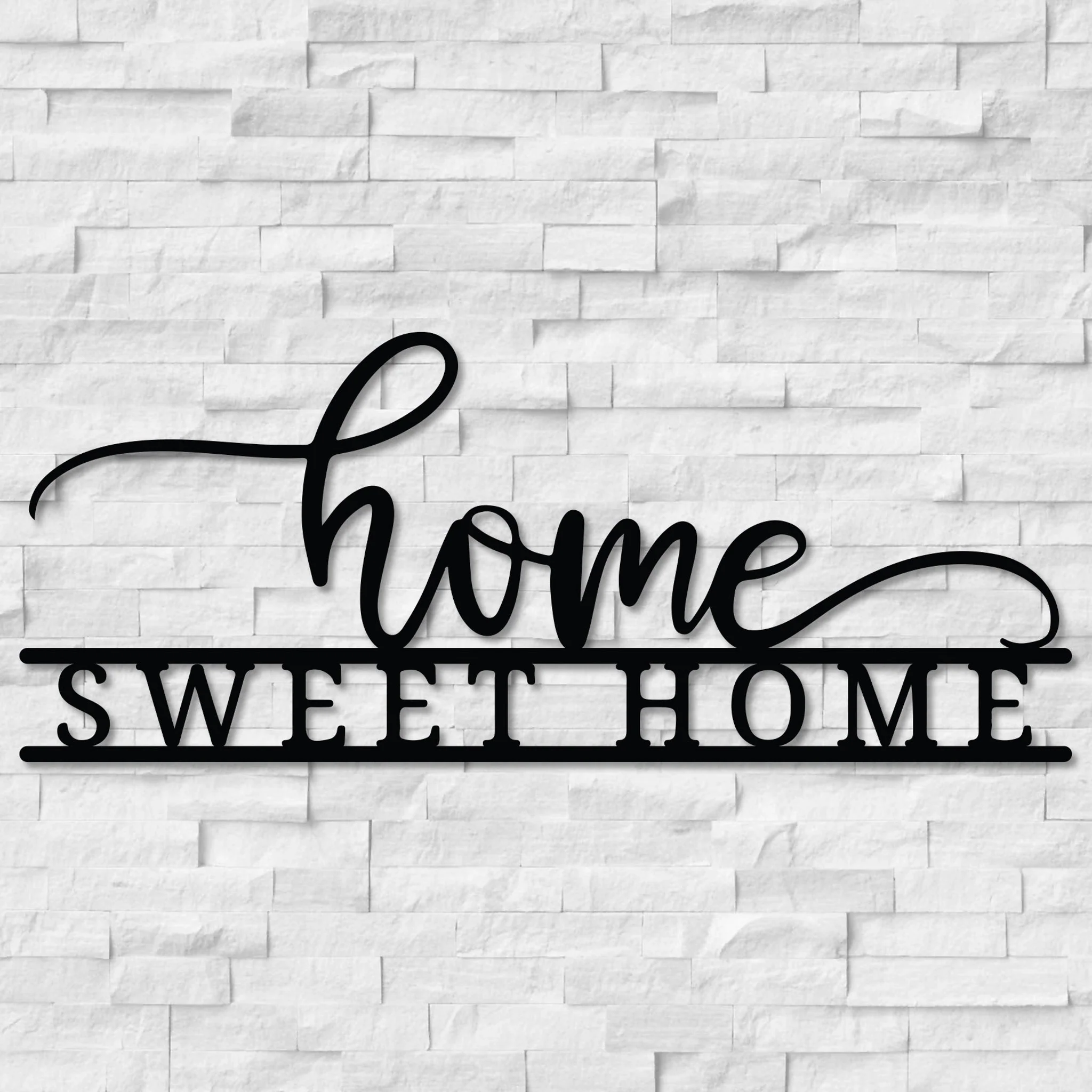 Home Sweet Home Metal Art - Alvarez Pro Painting LLC