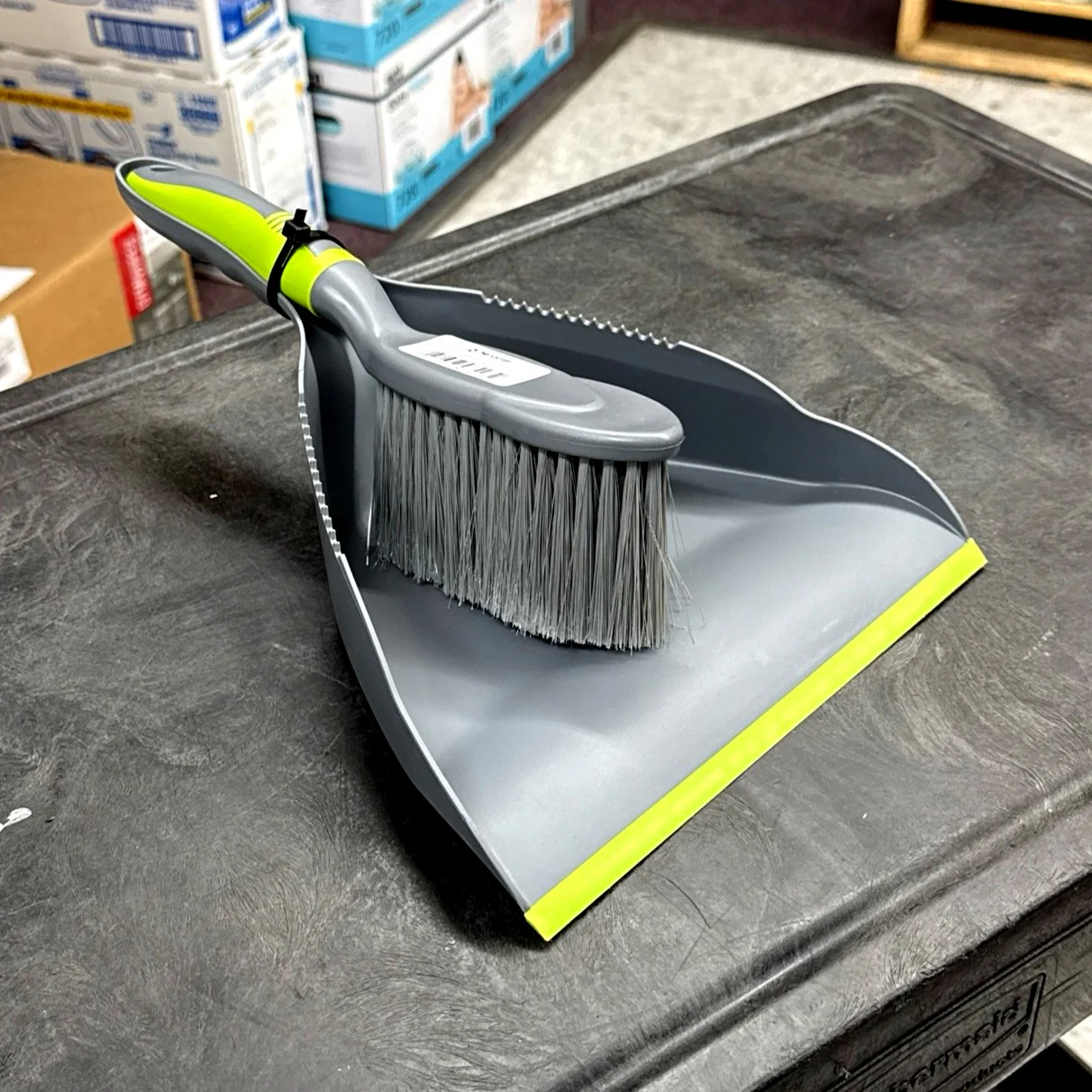 MaxiRough® Brush and Dust Pan Combo - Victorias Cleaning and Janitor