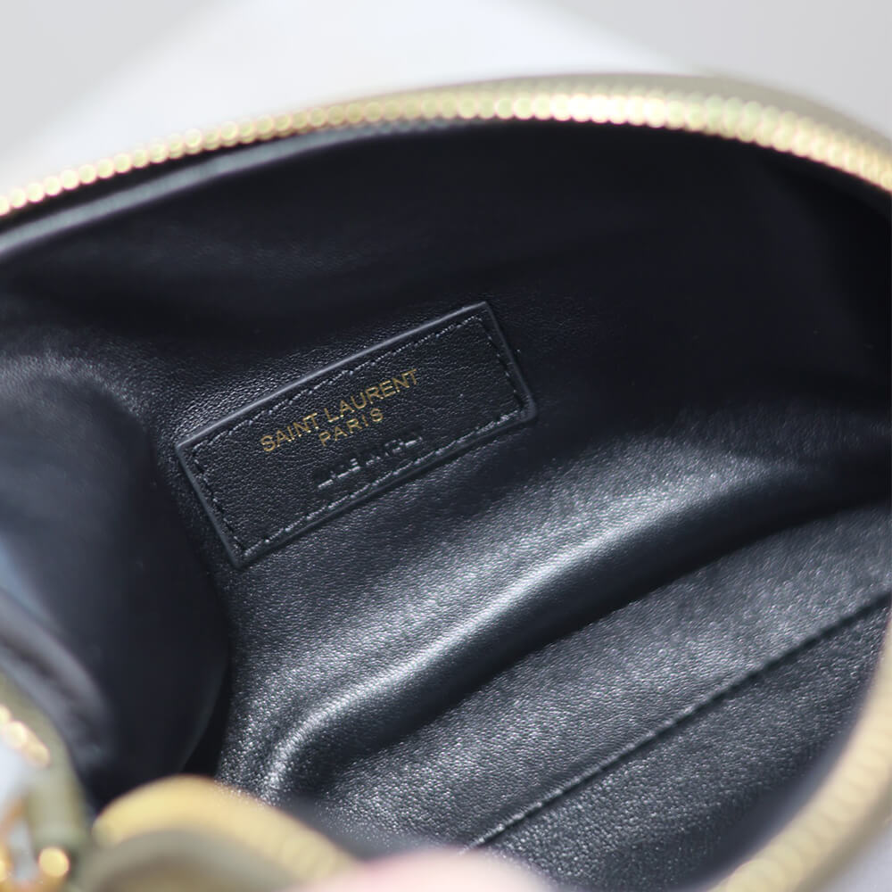 YSL Gaby zipped pouch in quilted lambskin - Top Club