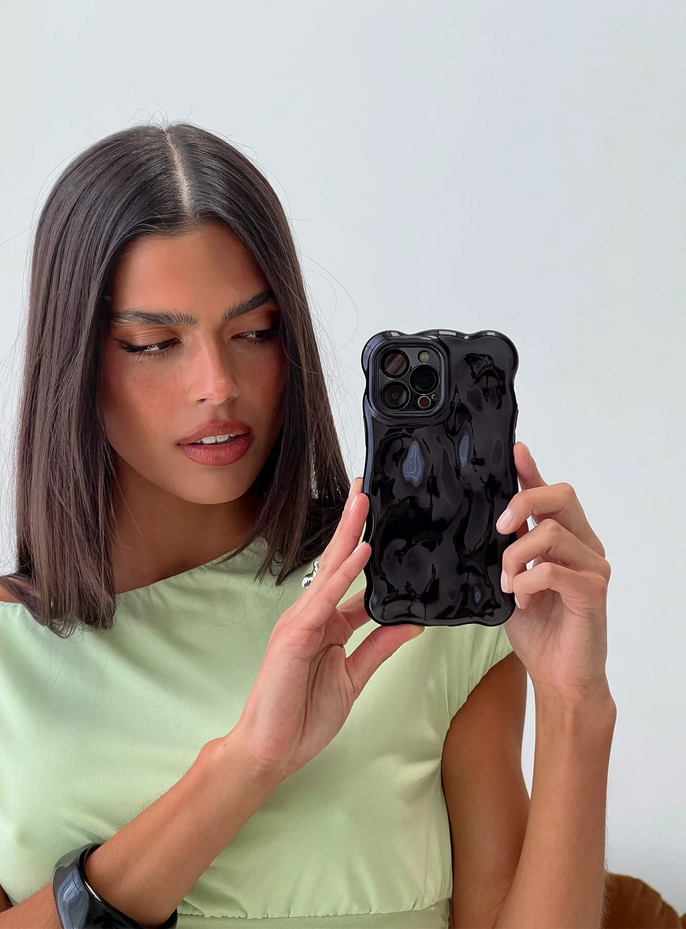 Maceline iPhone Case Black