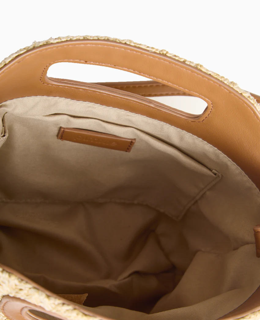 Pimkie Sac en raphia et simili cuir