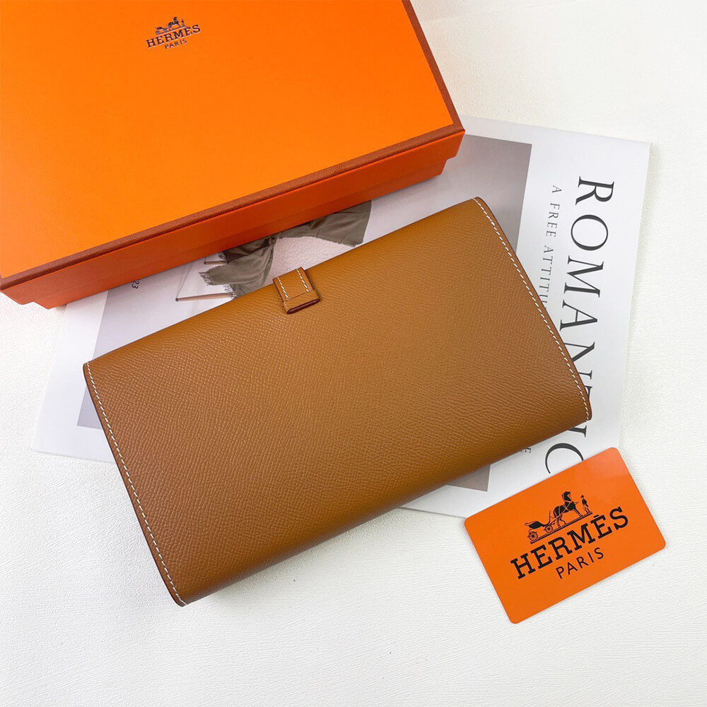 HERMES New H Passant Toutenmain wallet(HIGH-END GRADE) - Top Club