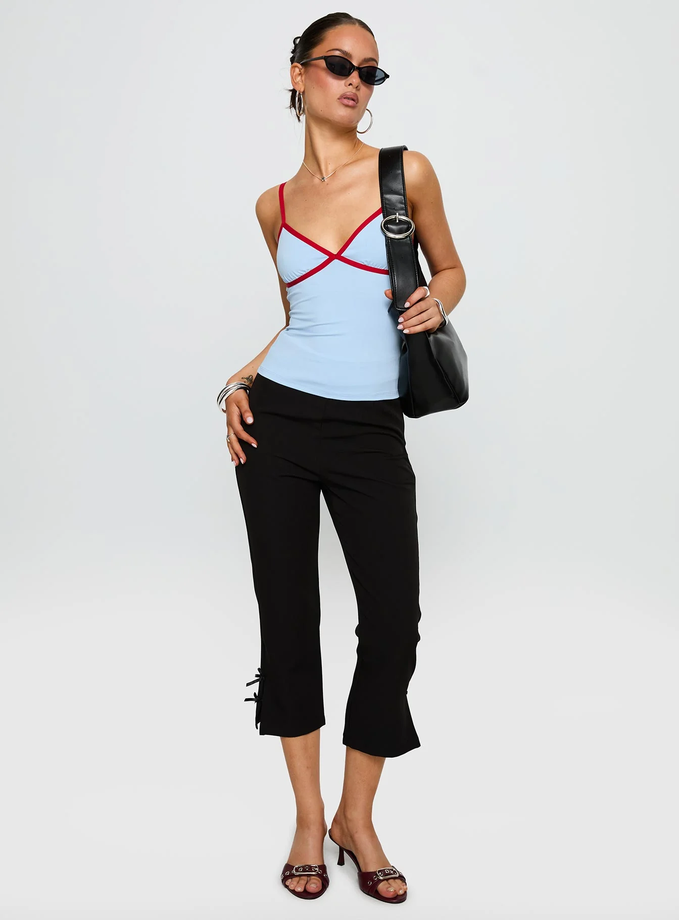 Tiera Top Blue / Red