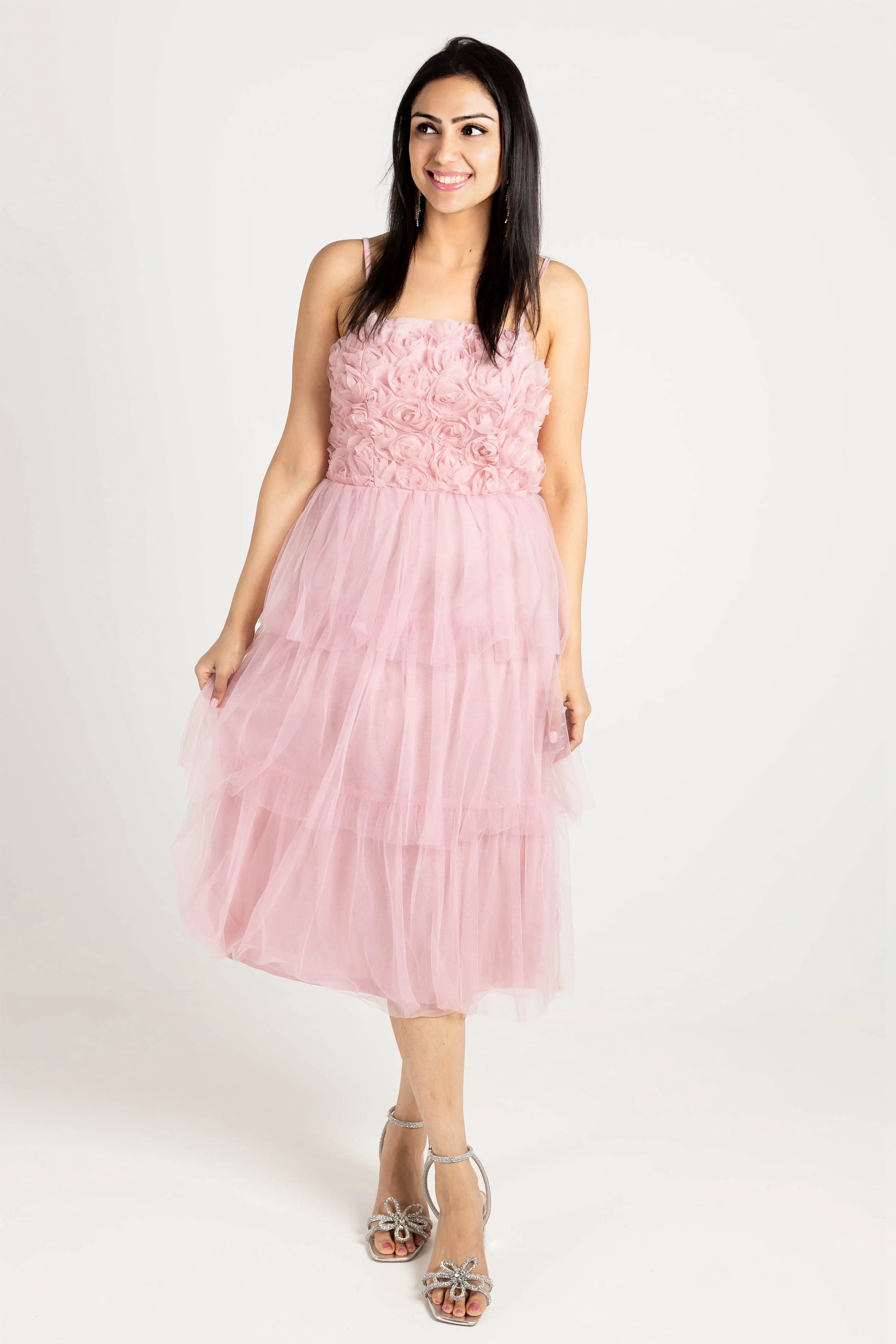 Kiss From a Rose Midi Dress - ALJEGJ