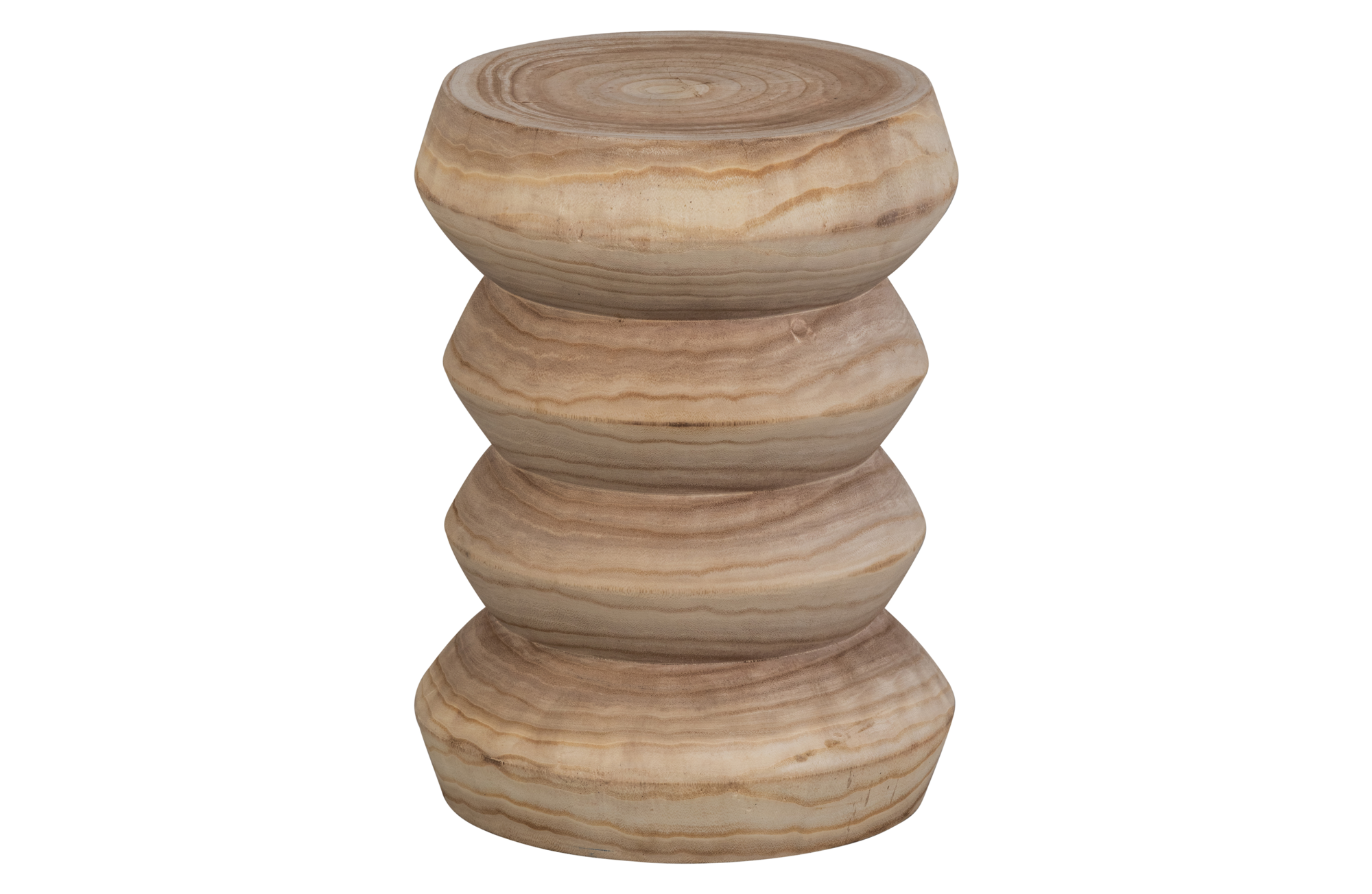 WOOOD kruk Babs hout naturel Babs kruk hout naturel 41XØ31CM