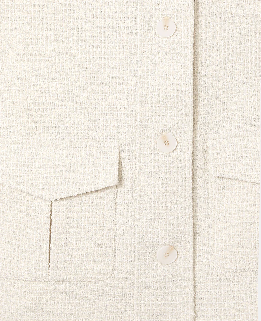 Pimkie Veste sans manches en tweed avec lurex