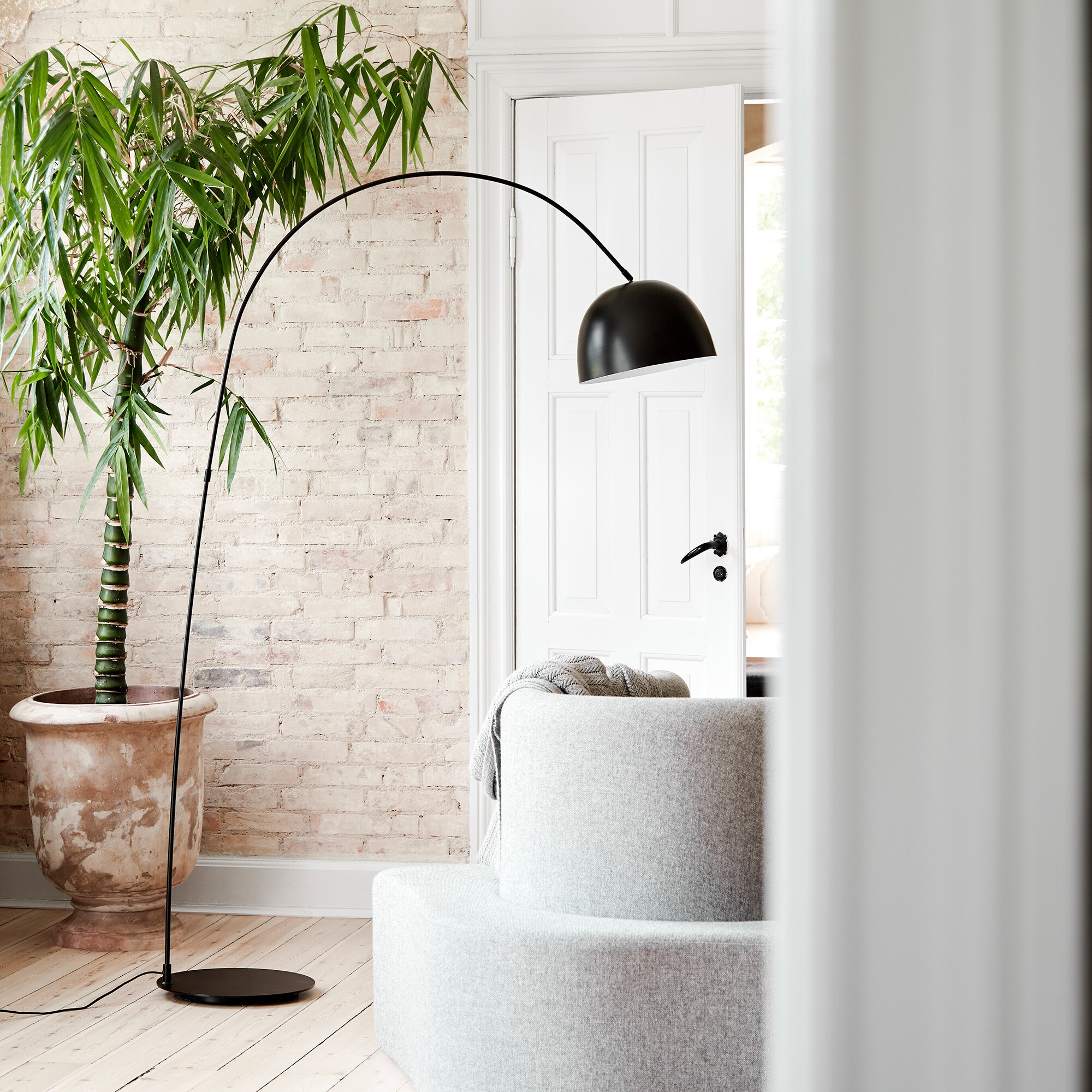 Vloerlamp Lucca zwart