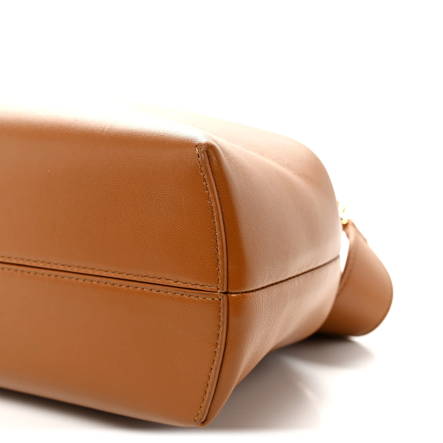 Shiny Nappa Medium Fendi First Caramello - Top Club