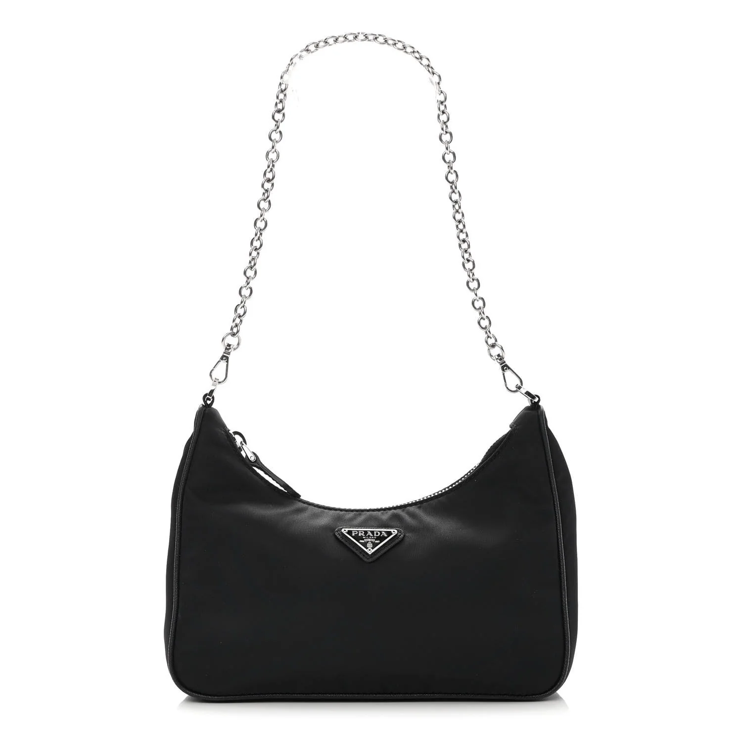 PRADA Nylon Re-Edition 2005 Shoulder Bag Black - Top Club