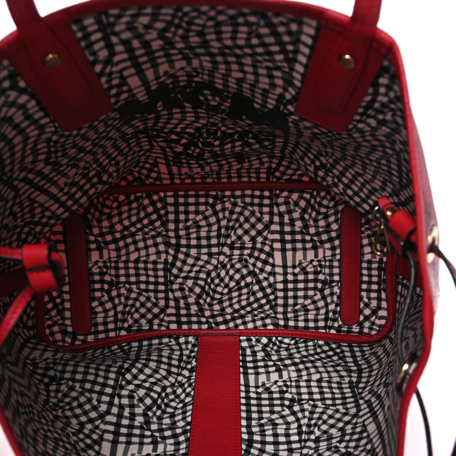 Visetos Medium Liz Reversible Shopper Tote Ruby Red - Top Club