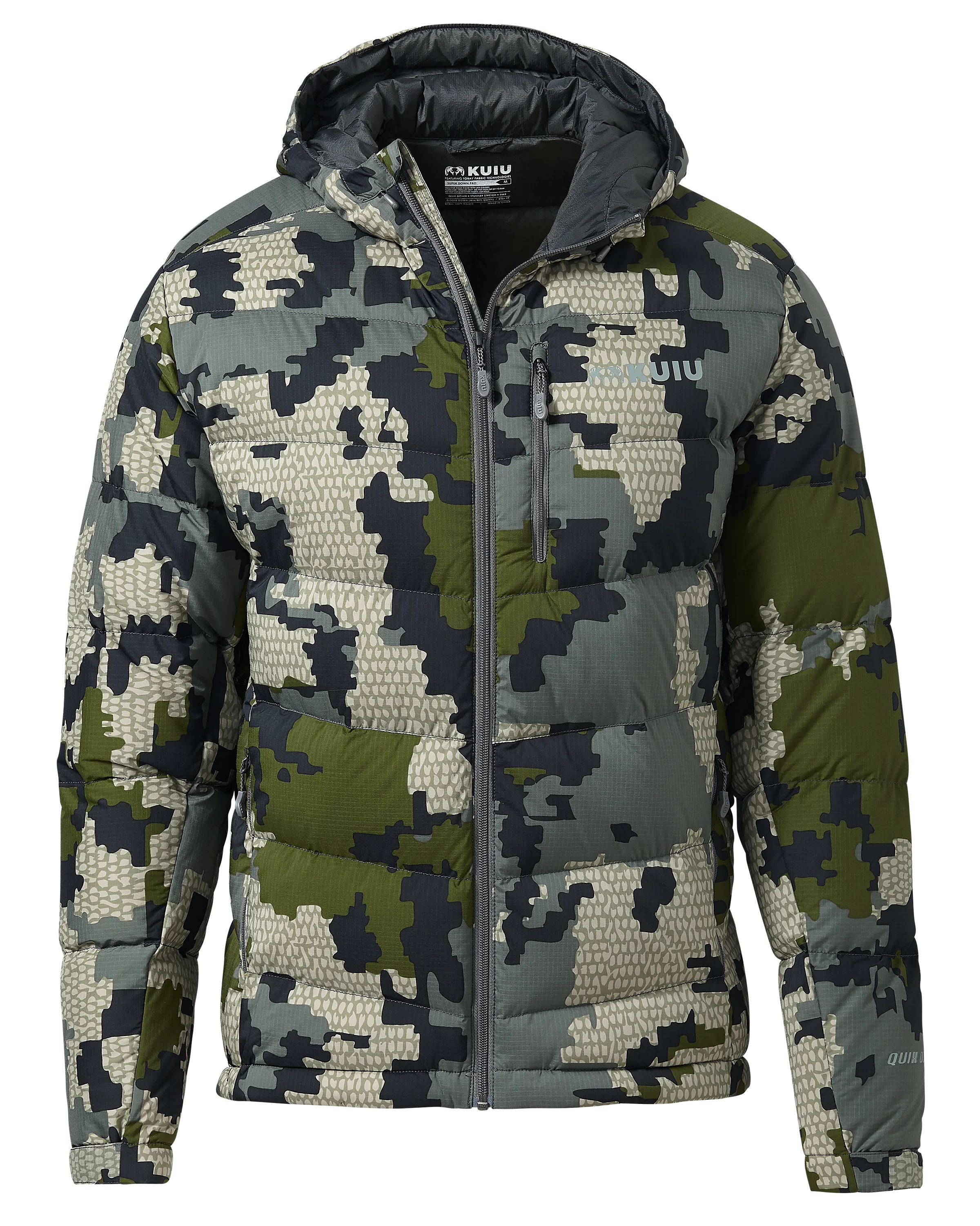 Super Down PRO Hooded Jacket | Verde