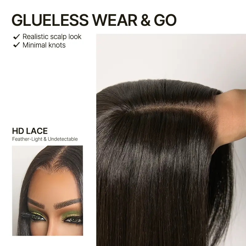 [New Arrival] Frodio Veralux™ Blend Human Hair Silky Straight Lace Wig| Glueless, Beginner Friendly#summer vibes