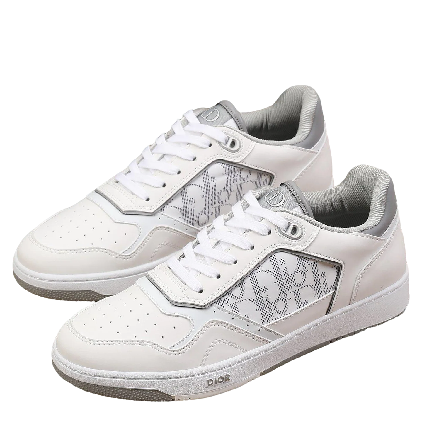 Dior Mens Sneakers Luxury Leather Casual Shoes With Oblique Pattern - Sneaker Replica Workshop
