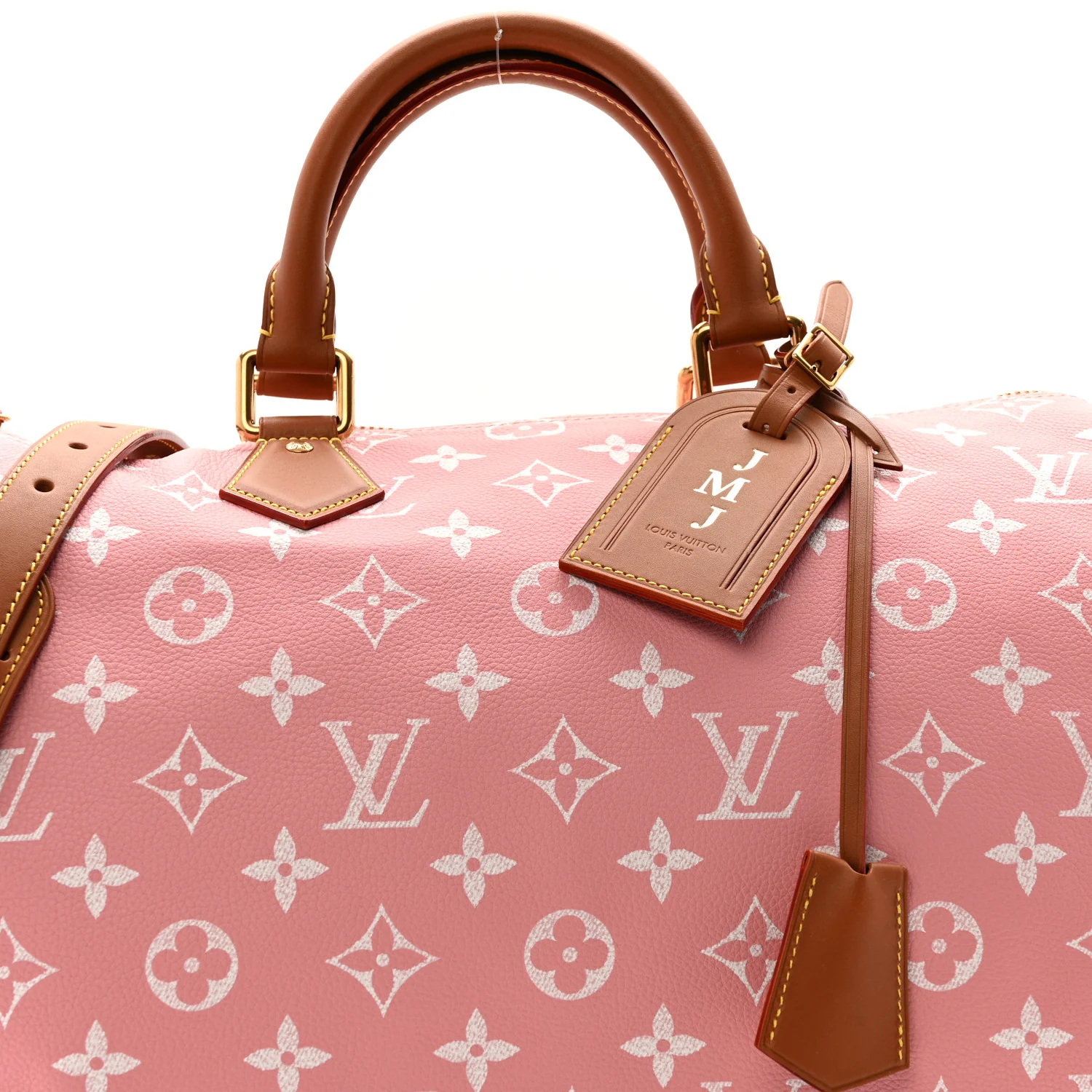 Calfskin Monogram Speedy P9 Bandouliere 40 Pink Sakura - Top Club