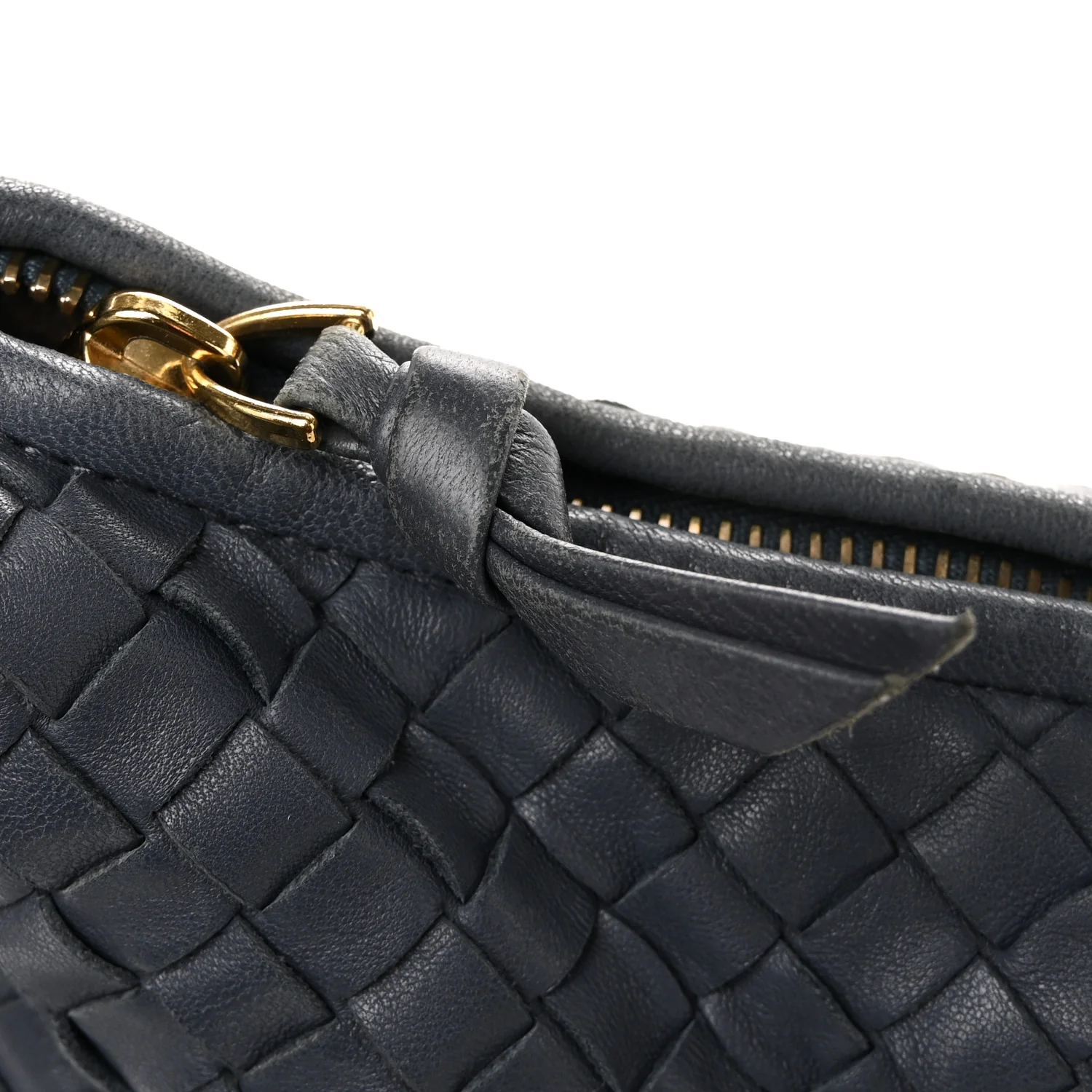 Nappa Intrecciato Medium Veneta Hobo Atlantic - Top Club