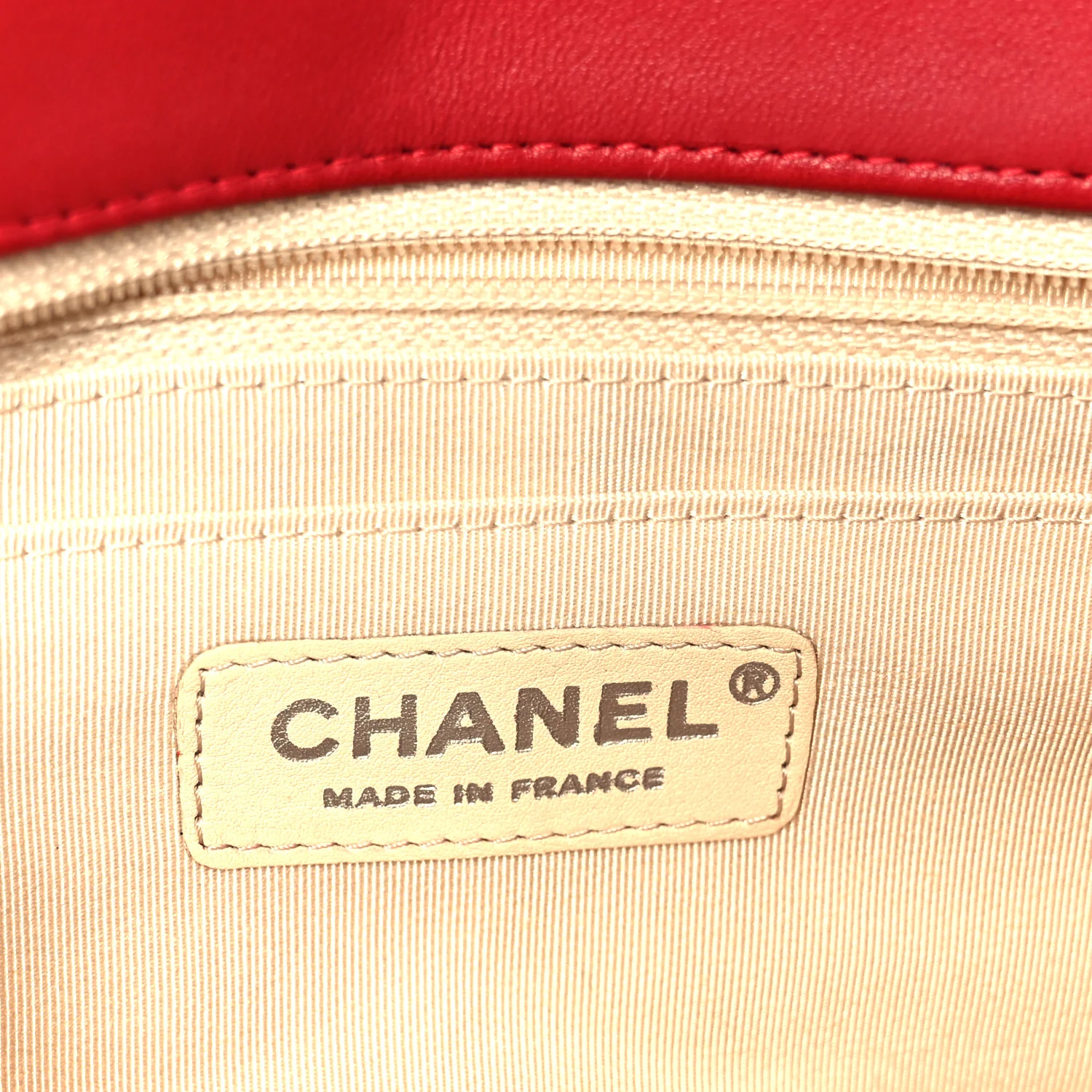 Lambskin Medium Coco Rider Flap Red - Top Club