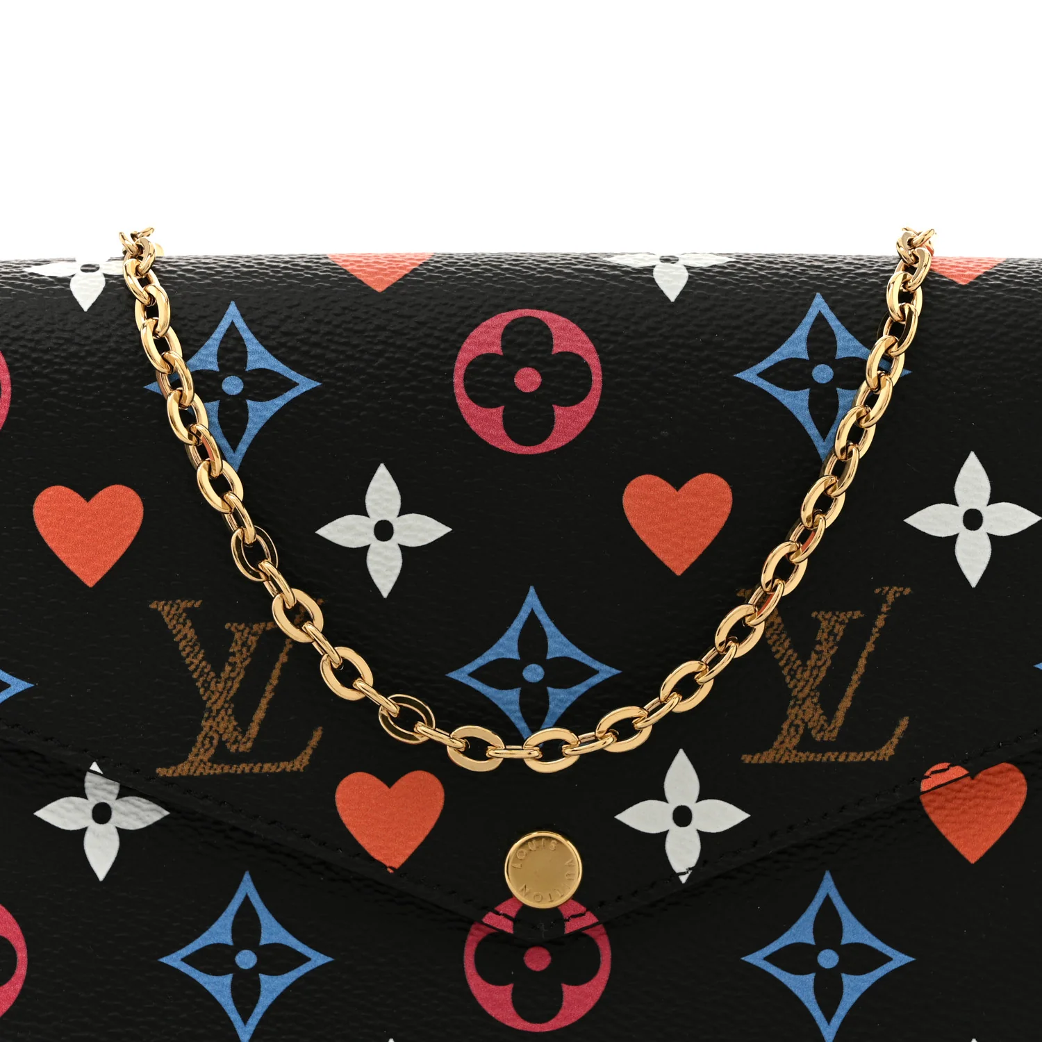 Game On Felicie Chain Wallet Black - Top Club