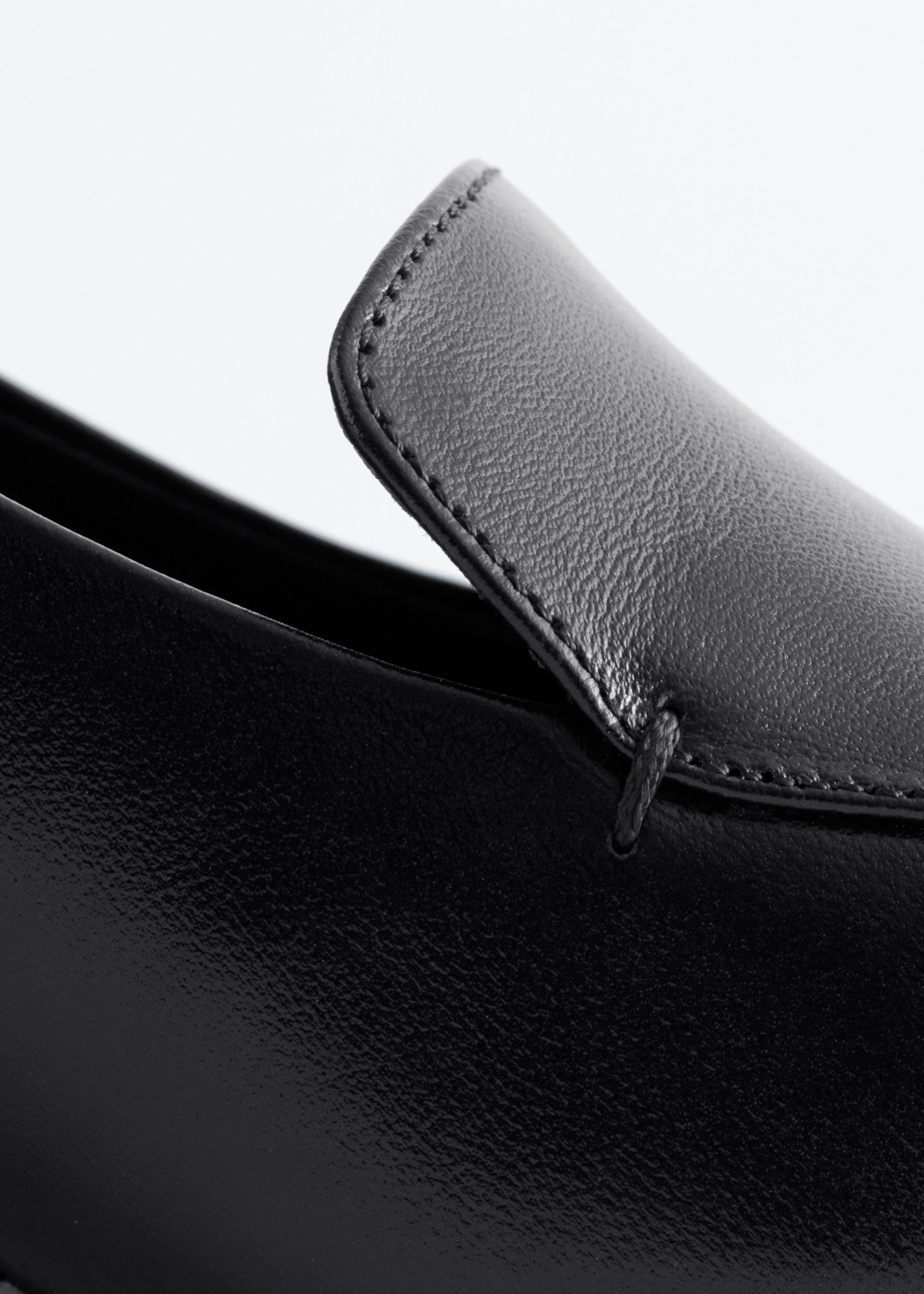 & Other Stories LEATHER LOAFER PUMPS