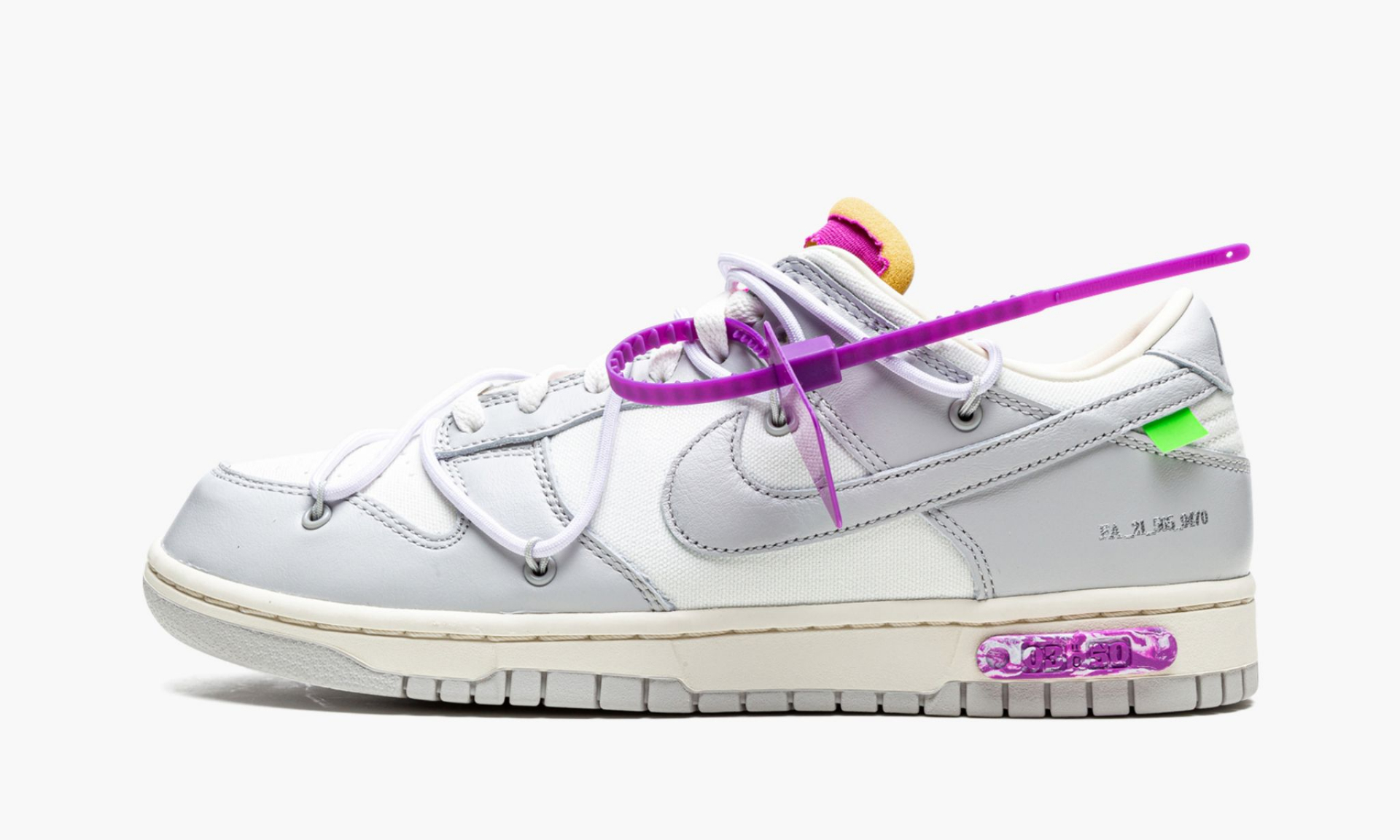 Off-White x Dunk Low  Lot 03 of 50  DM1602-118 - Sneaker Replica Workshop