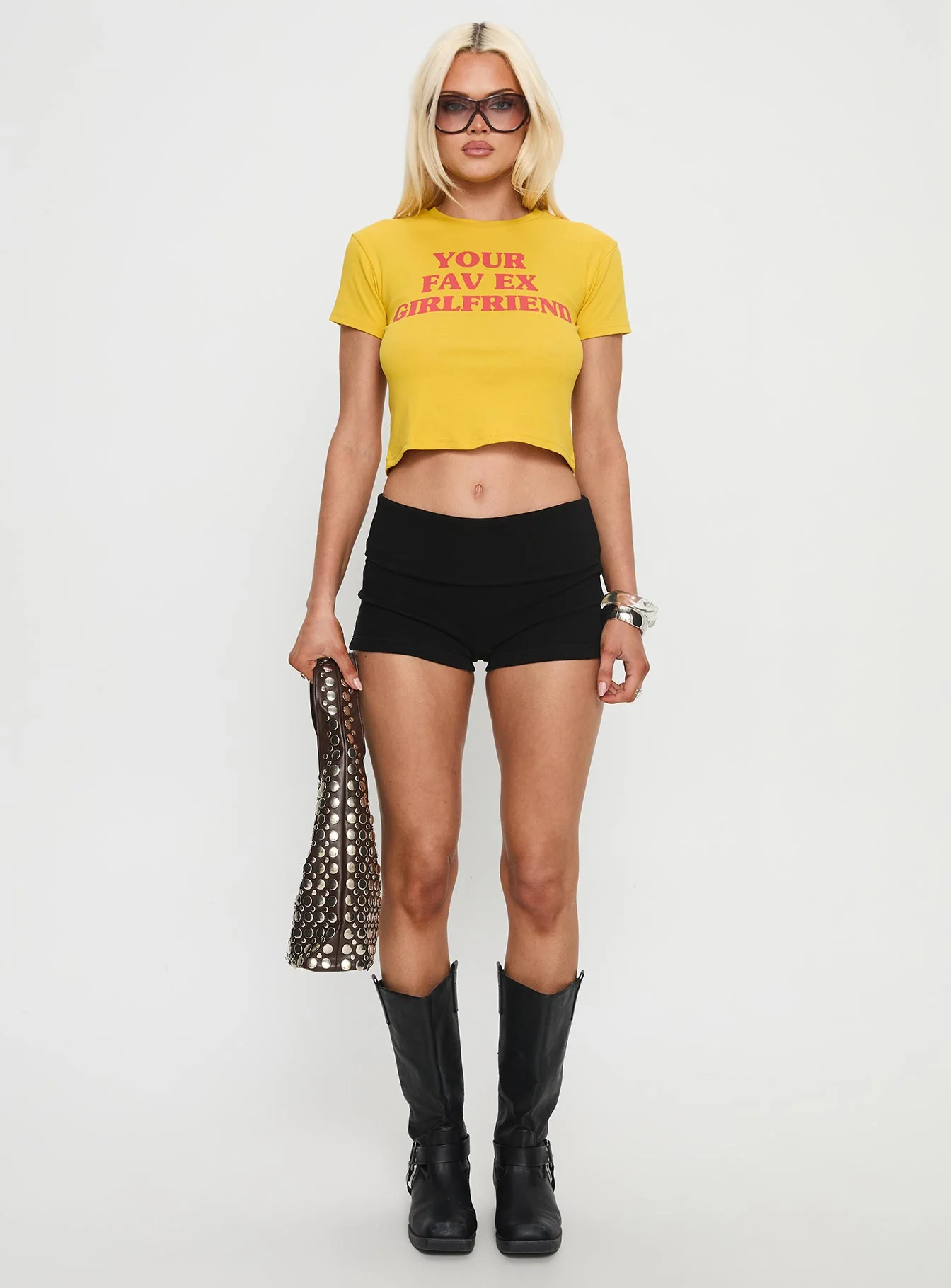 Your Favourite Ex Graphic Top Yellow