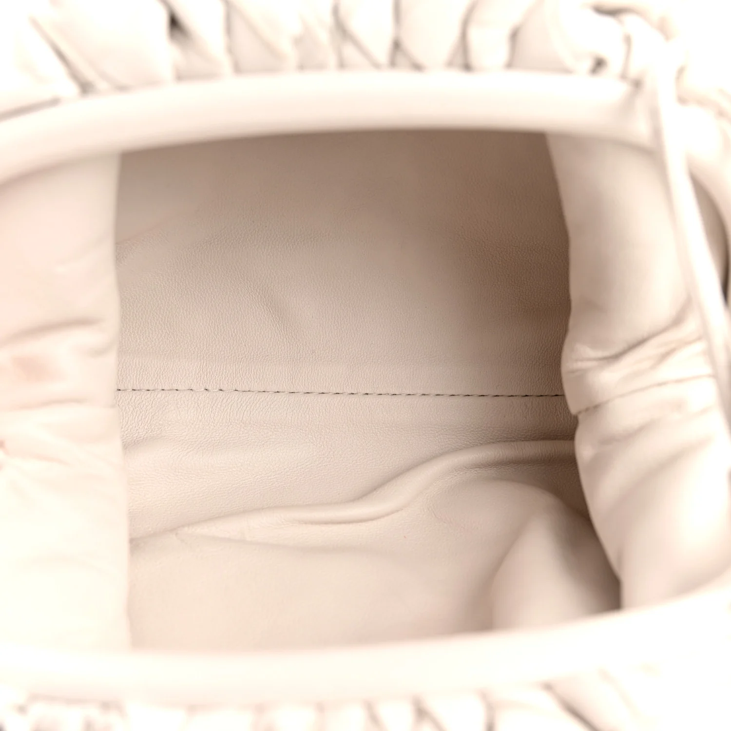Nappa Intrecciato The Mini Pouch Chalk - Top Club