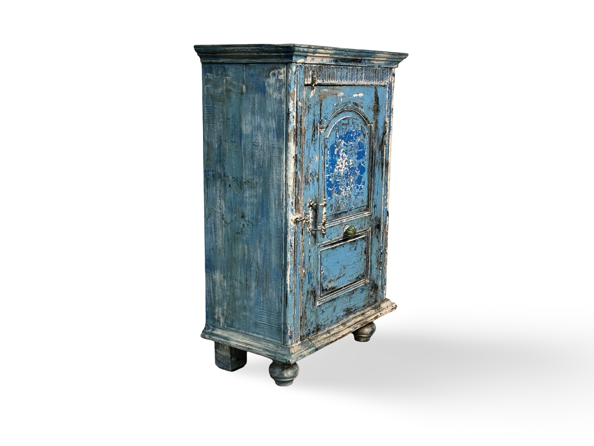Onder kast India 1 deur blauw uniek Onder kast India 1deur blauw uniek