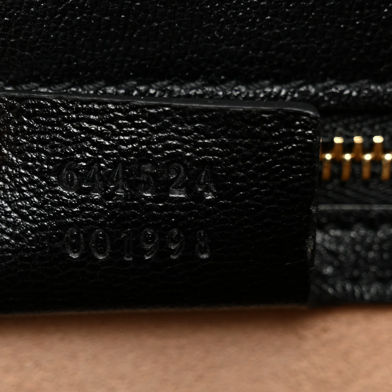 GG Supreme Monogram Calfskin Small Padlock Messenger Shoulder Bag Beige Black Cuir - Top Club